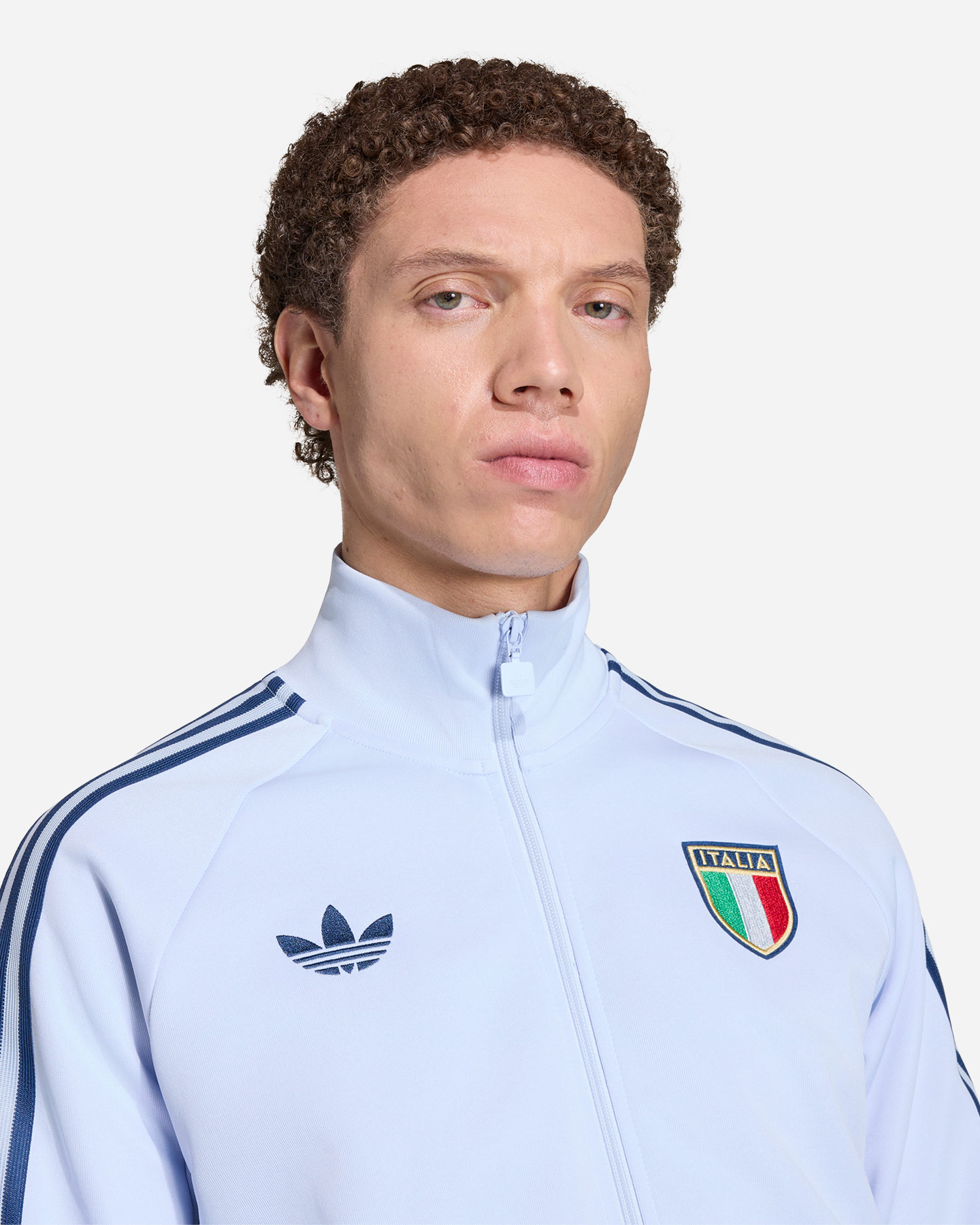 Felpa ADIDAS ITALIA ORIGINALS M - Azzurro - 3 | Cisalfa Sport