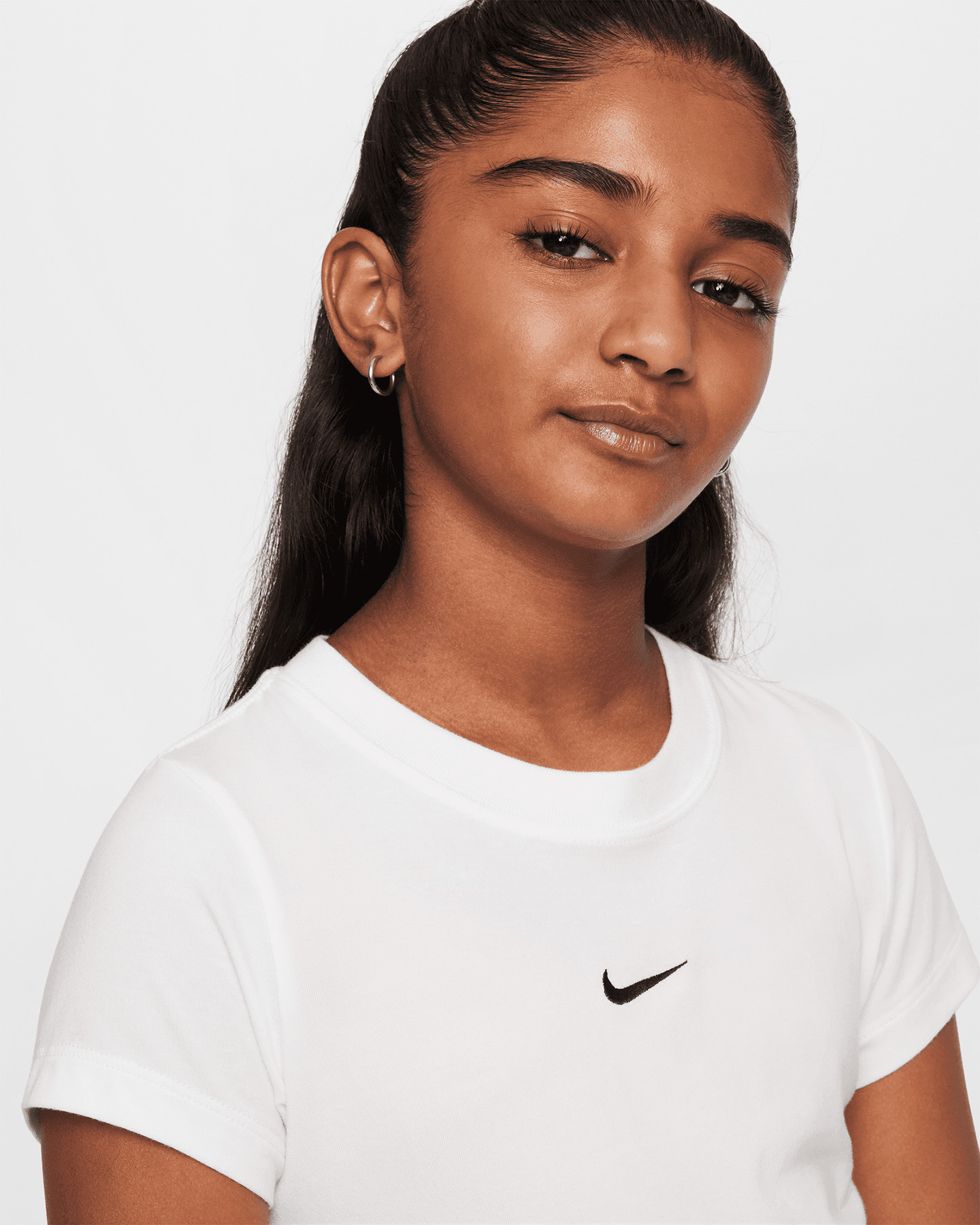 T-shirt NIKE SMALL LOGO JR - Bianco - 3 | Cisalfa Sport
