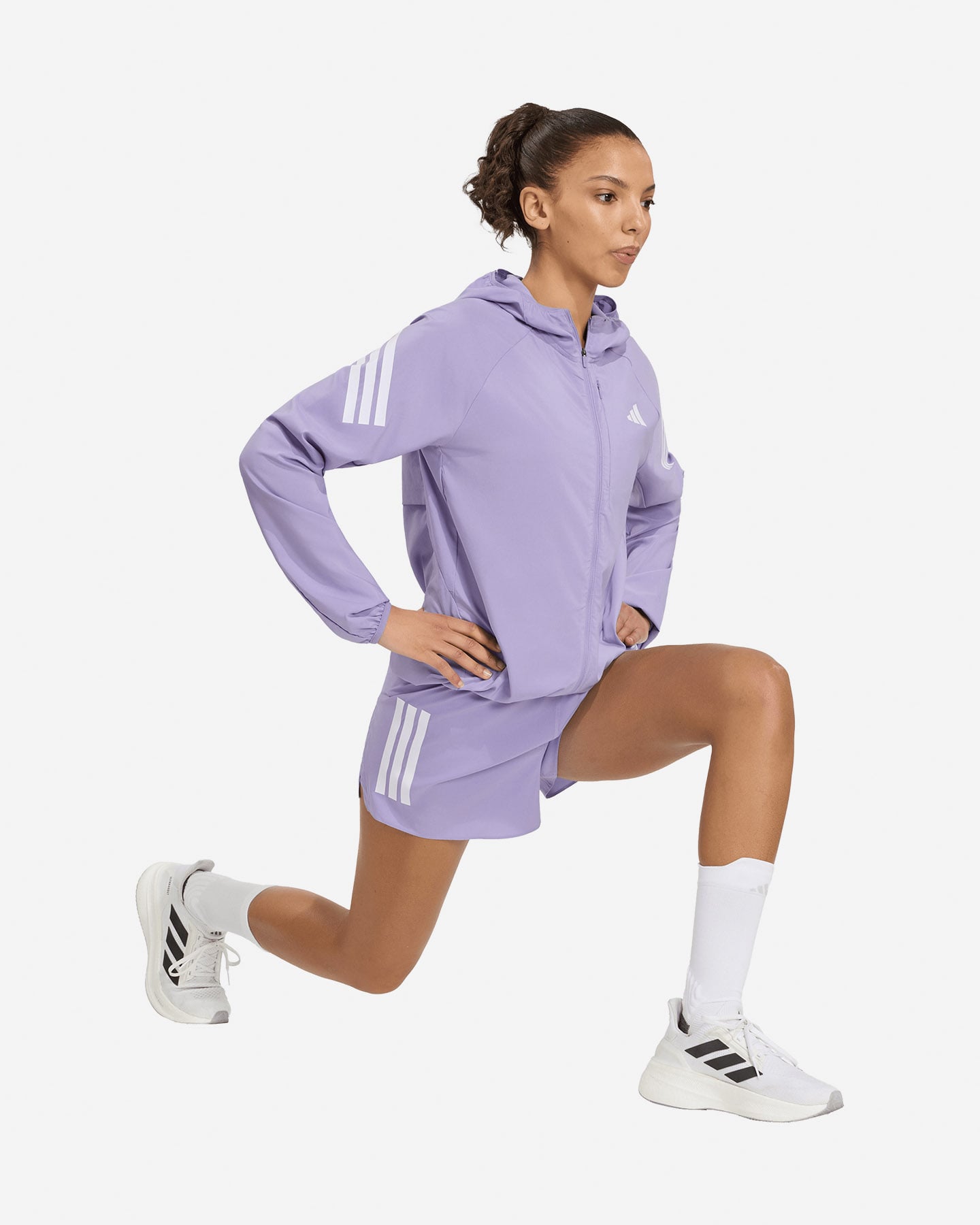 Giacca running ADIDAS ADI365 ICONIC W - Viola - 2 | Cisalfa Sport