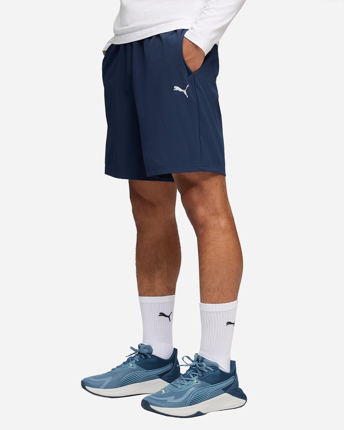 Pantalone training PUMA STRETCH TECH M - Blu - 2 | Cisalfa Sport
