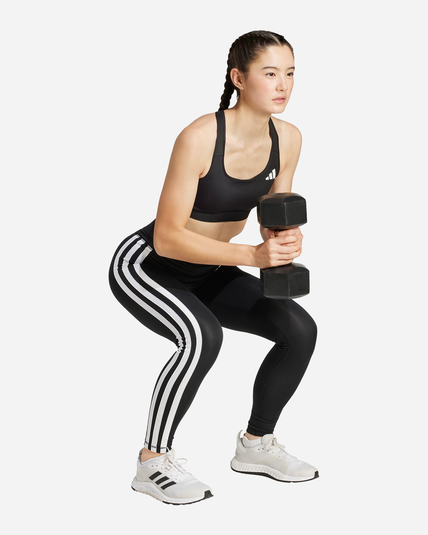 Leggings ADIDAS OPTIME ESSENTIALS ESTRIPES W - Rosa - 3 | Cisalfa Sport