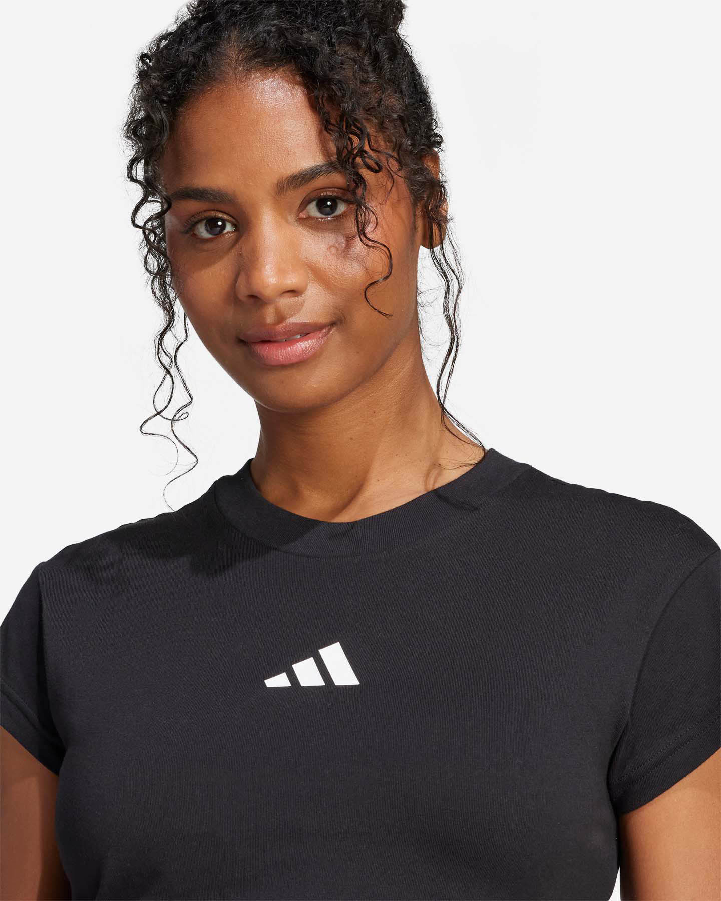T-shirt ADIDAS CROP W - Nero - 4 | Cisalfa Sport