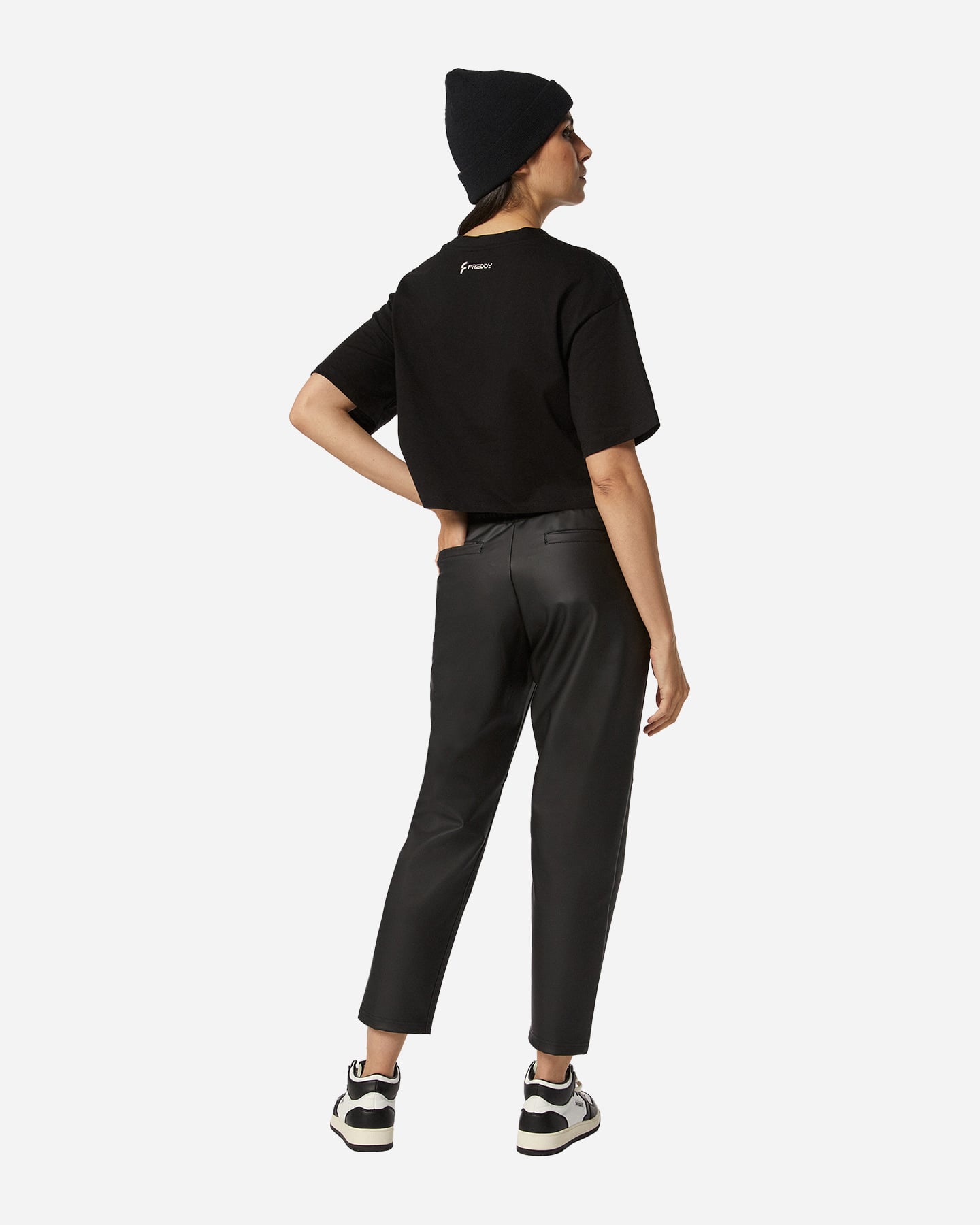 T-shirt FREDDY CROP W - Nero - 2 | Cisalfa Sport