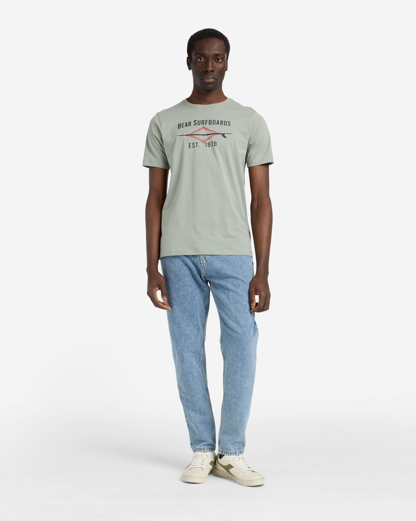 T-shirt BEAR WAVES AFTER WAVES M - Verde - 4 | Cisalfa Sport