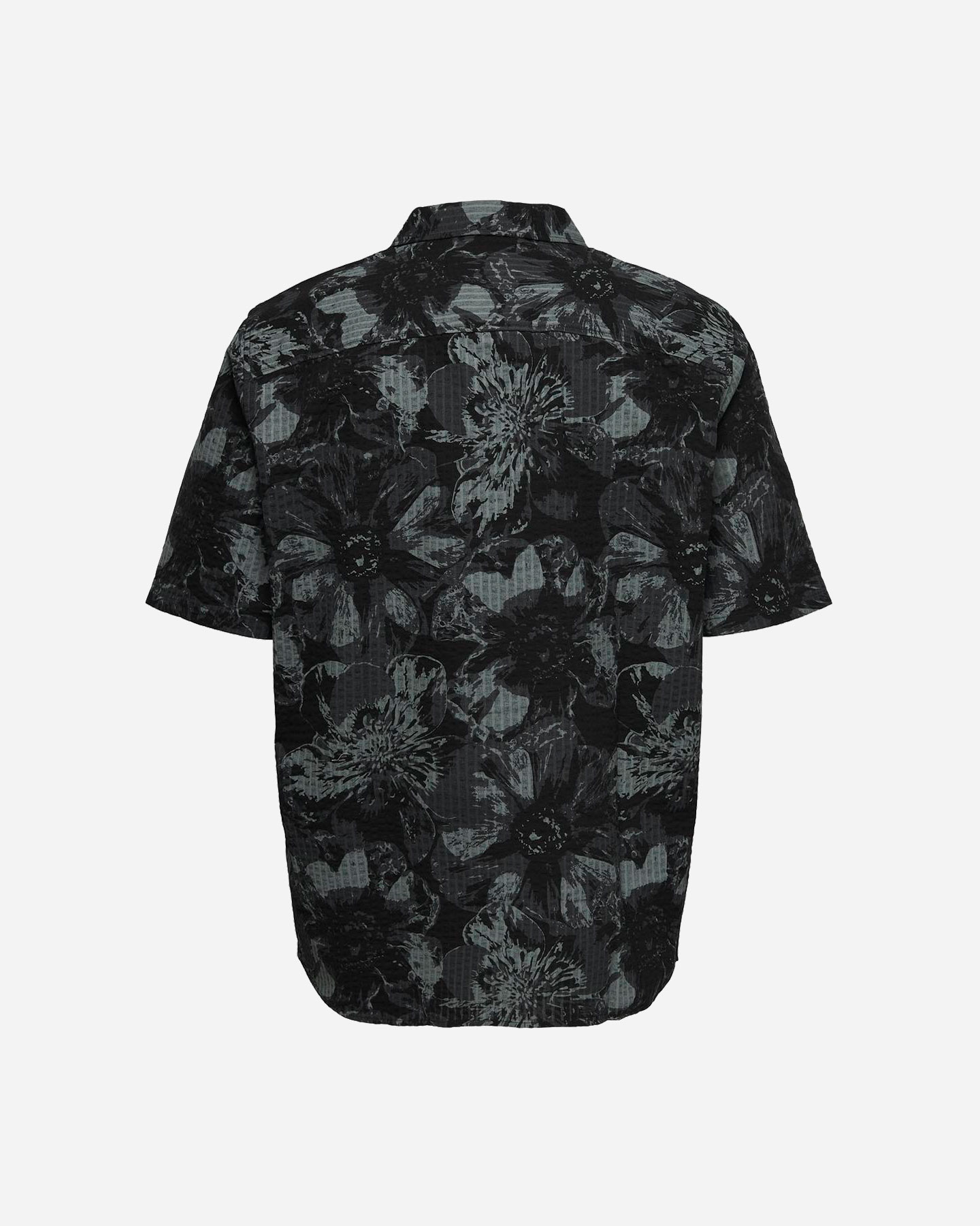 Camicia ONLY & SONS NICOLAI SEERSUCKER M - Nero - 1 | Cisalfa Sport