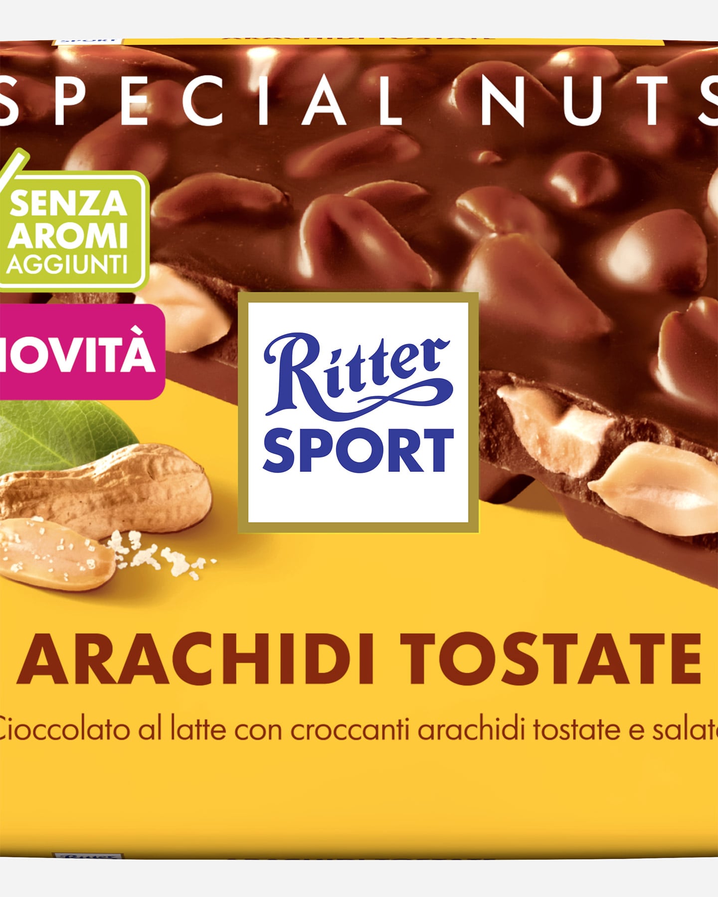Tavoletta RITTER SPORT ARACHIDI  - Giallo - 1 | Cisalfa Sport