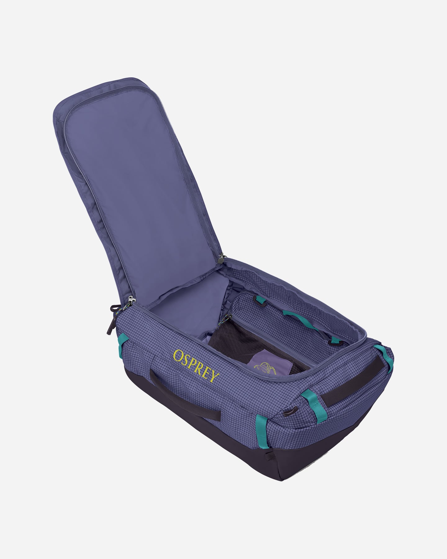 Borsa viaggio OSPREY TRANSPORTER DUFFERL 40  - Viola - 3 | Cisalfa Sport