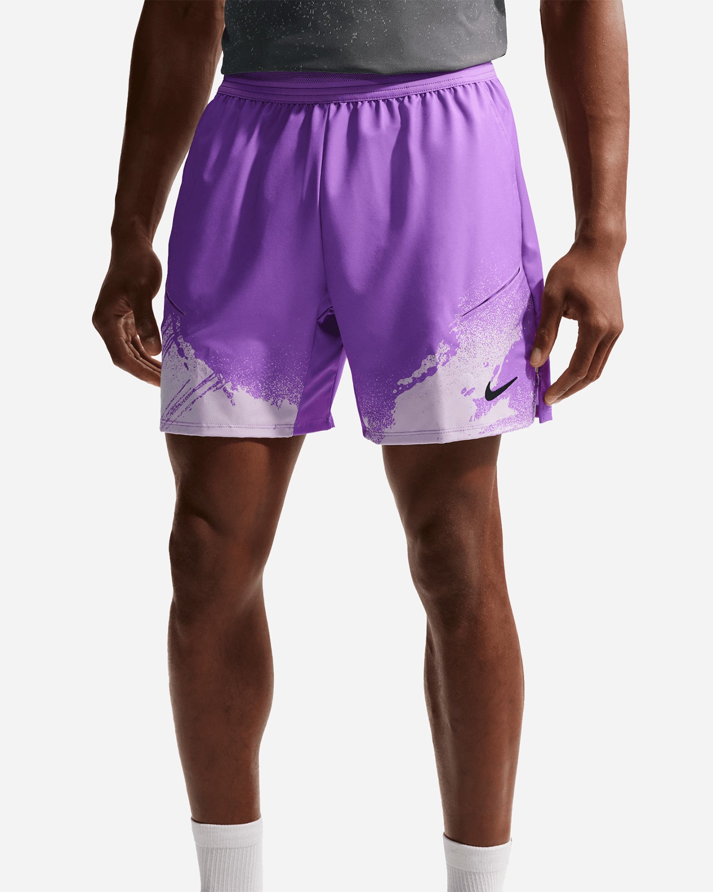 Pantaloncini tennis NIKE CARLOS M - Viola - 4 | Cisalfa Sport