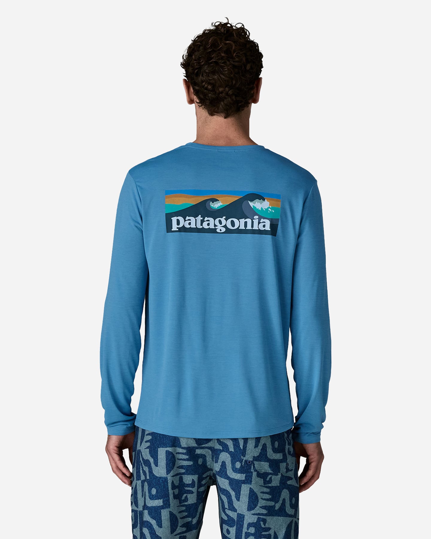 Maglia intimo tecnico PATAGONIA CAP COOL DAILY BOARDSHORT LOGO M - Blu - 1 | Cisalfa Sport