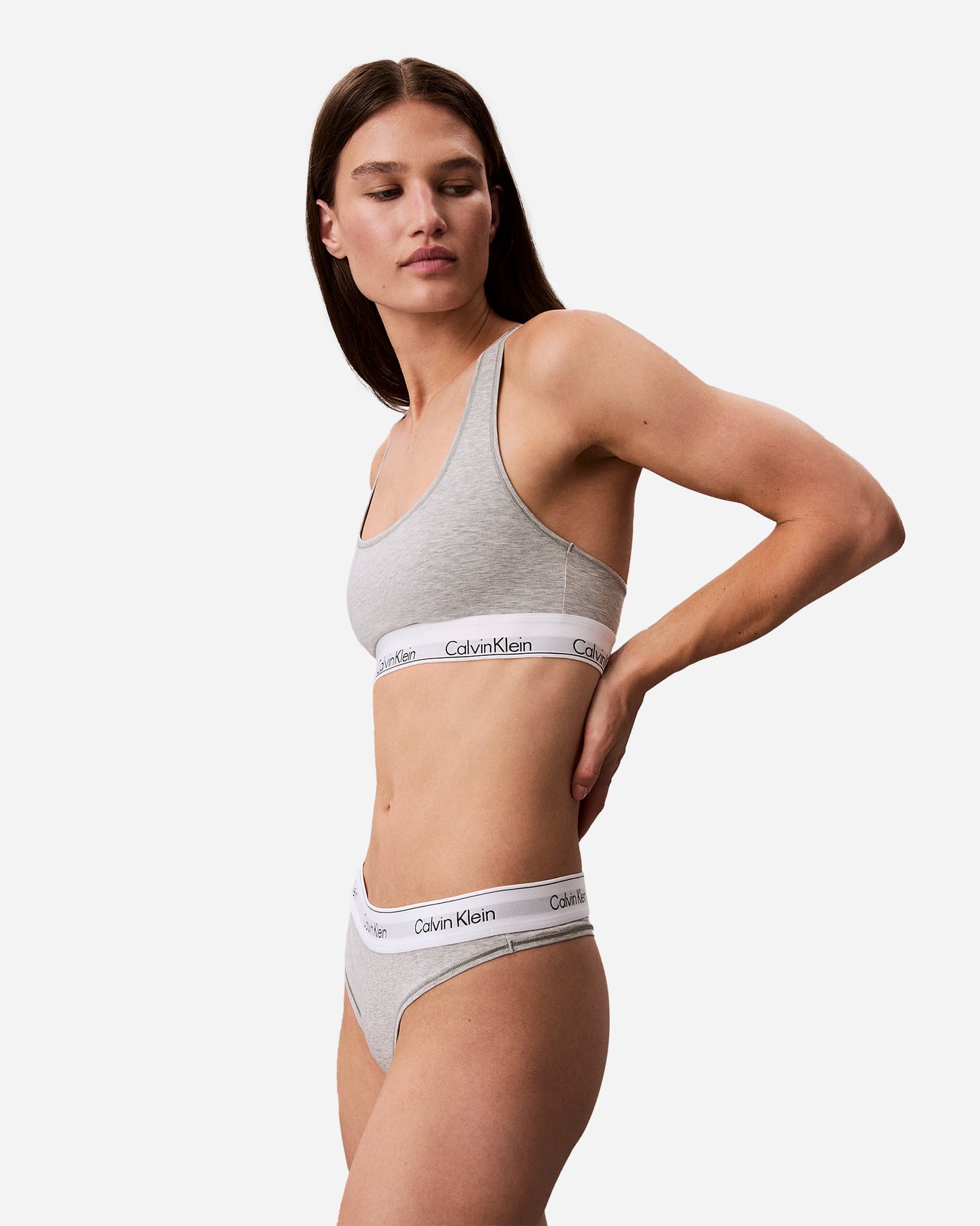 Slip intimo CALVIN KLEIN UNDERWEAR SLIP THONG W - Grigio - 2 | Cisalfa Sport