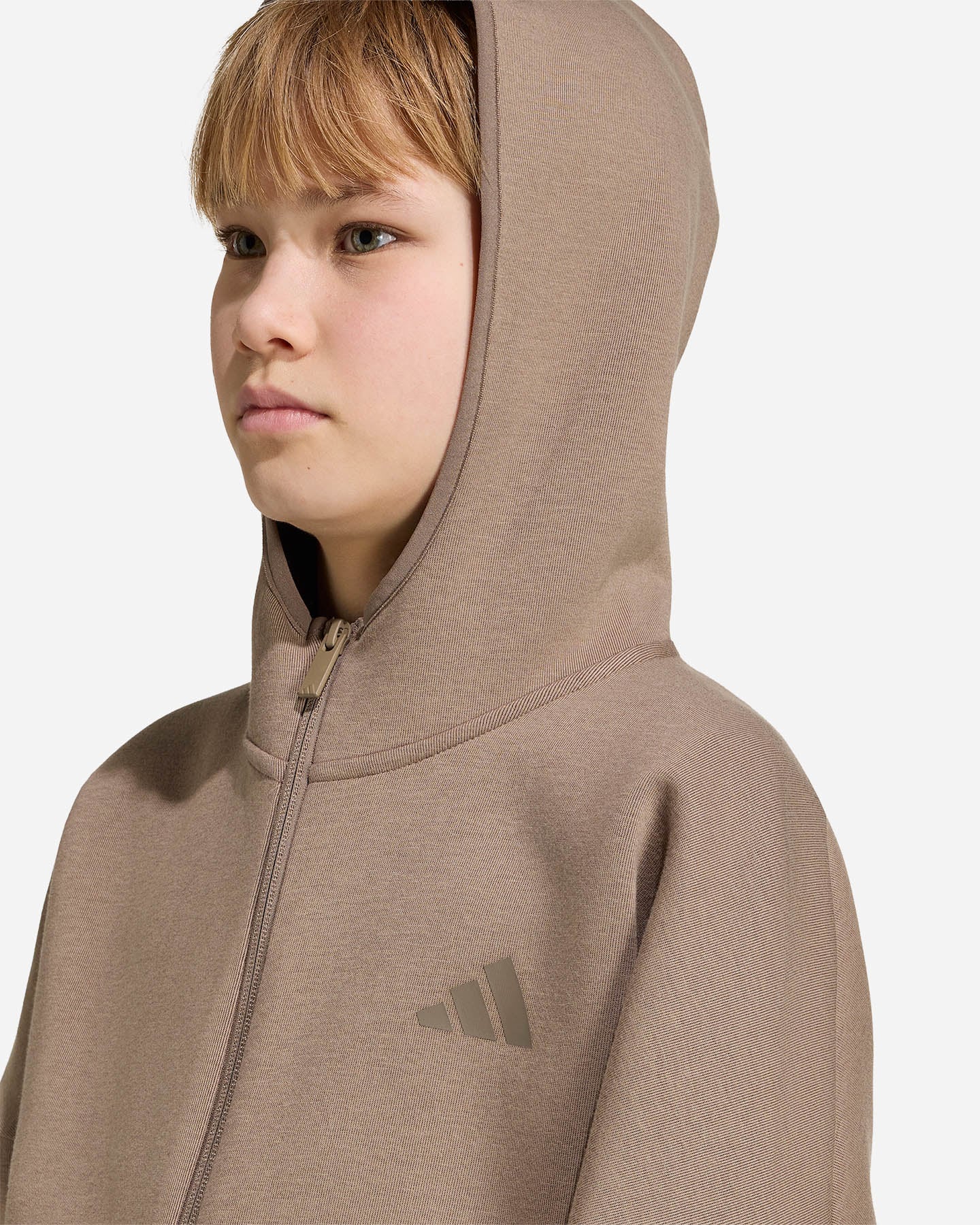 Felpa ADIDAS FUTURE ICONS JR - Marrone - 4 | Cisalfa Sport