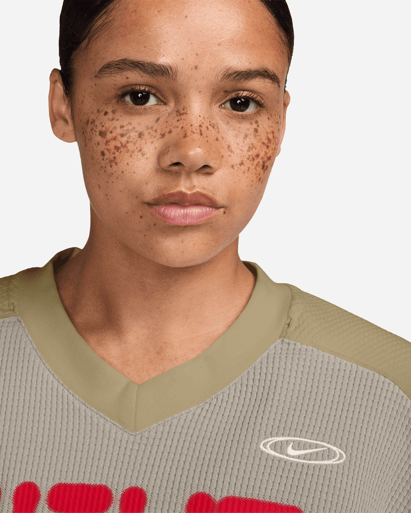 T-shirt NIKE STREET CROP GRAPHIC W - Beige - 2 | Cisalfa Sport