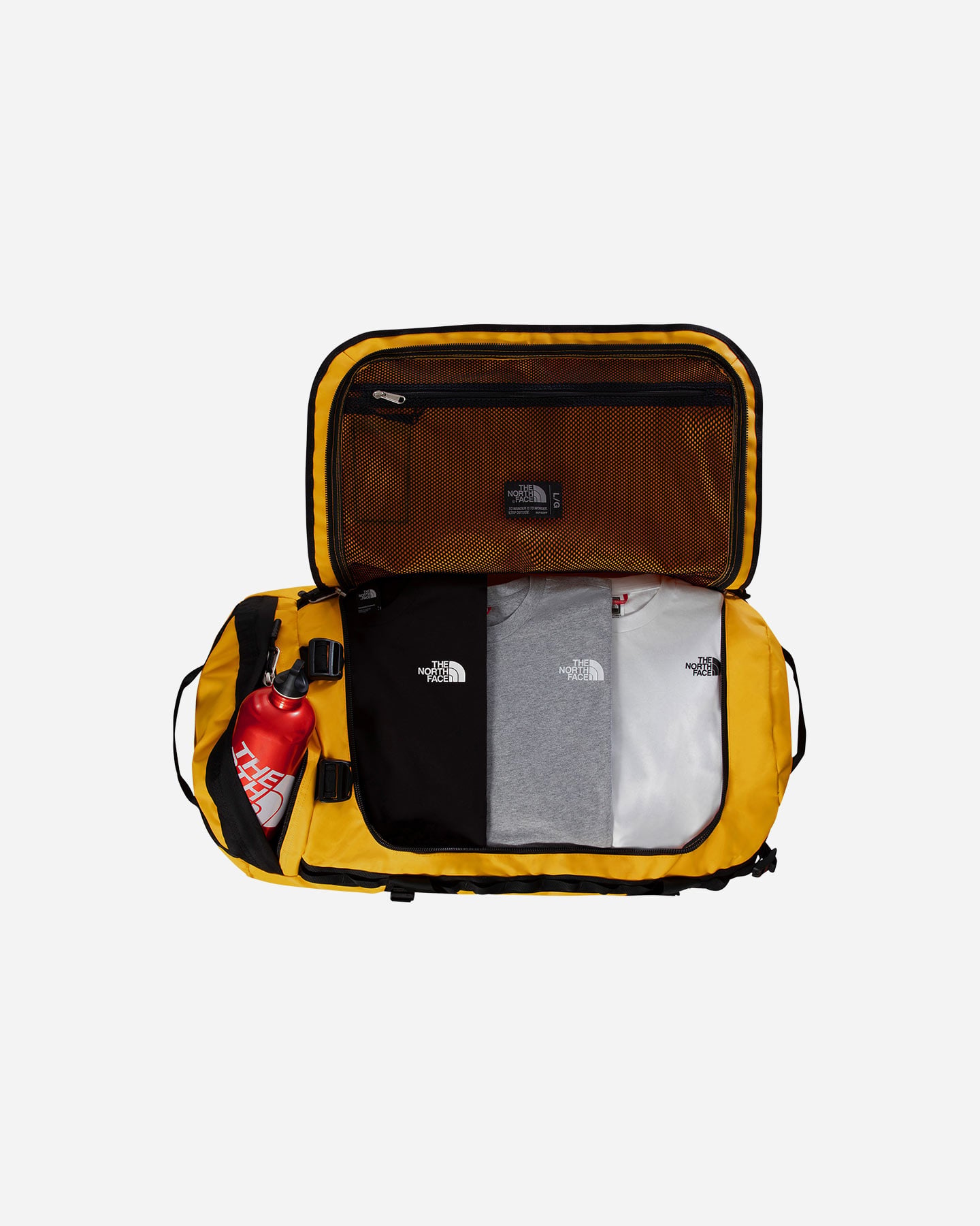Borsa viaggio THE NORTH FACE BASE CAMP DUFFEL L  - Giallo - 1 | Cisalfa Sport