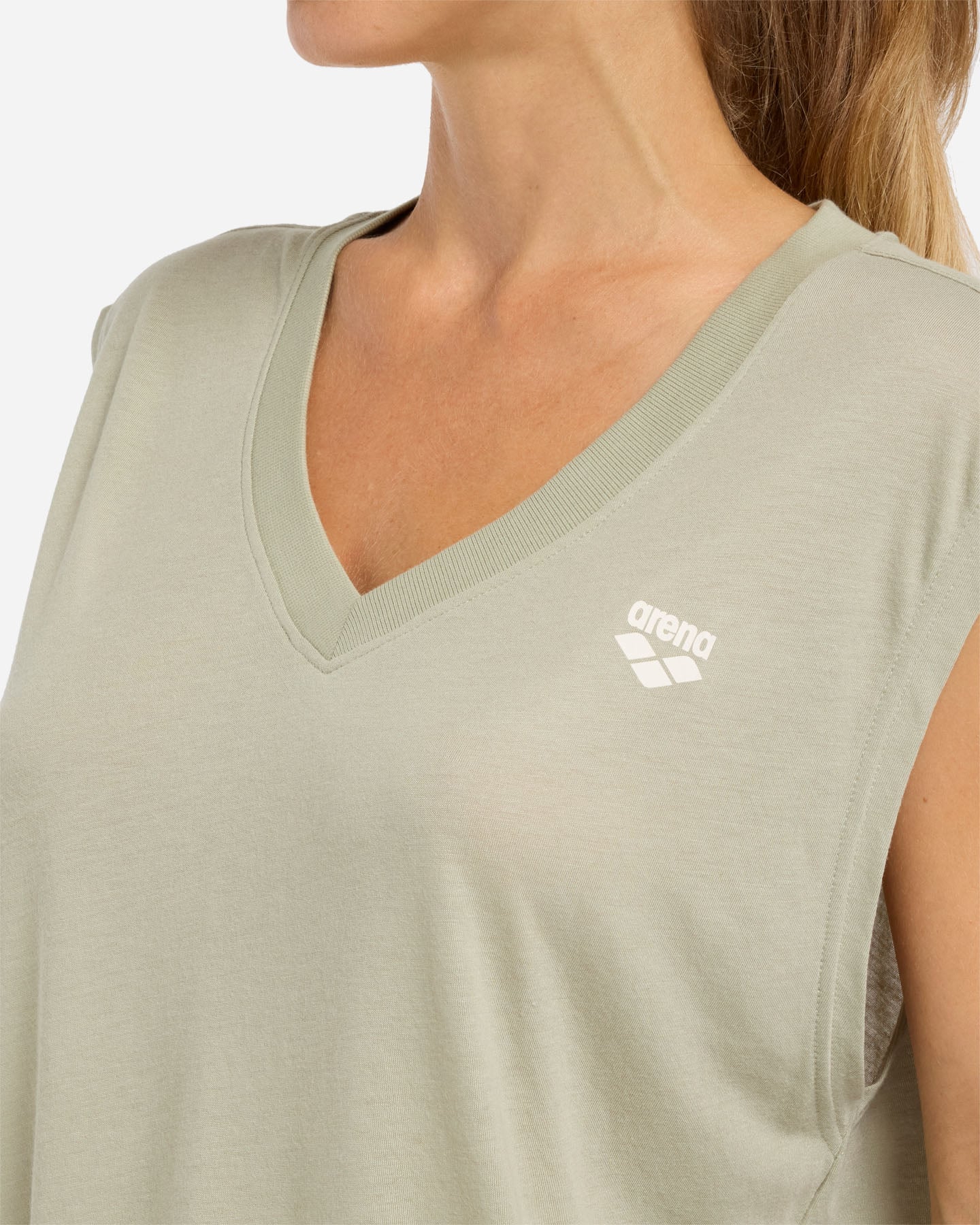 T-shirt ARENA ATHLETIC ESSENTIAL W - Verde - 5 | Cisalfa Sport