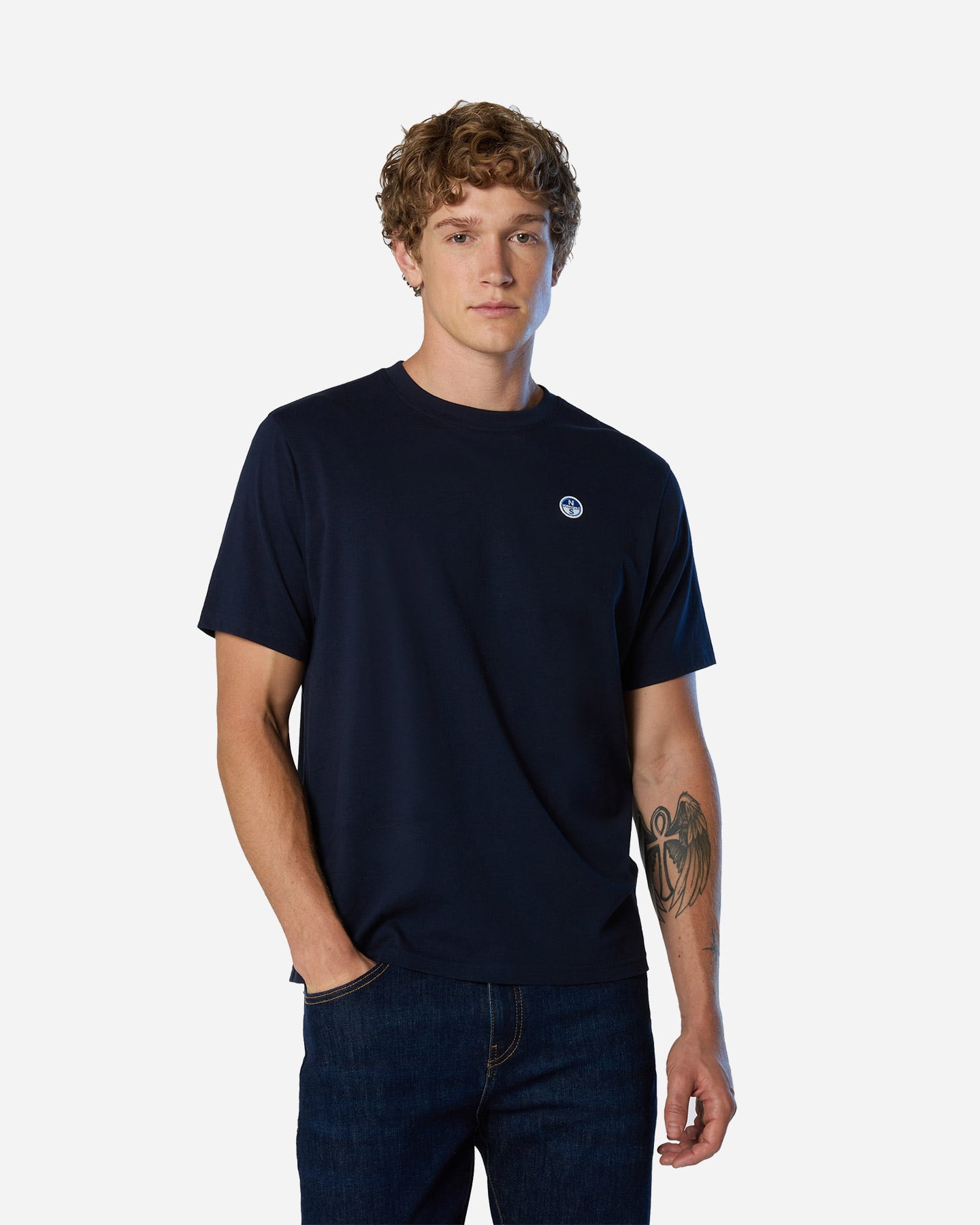 T-shirt NORTH SAILS BASIC BOLLO M - Blu - 1 | Cisalfa Sport