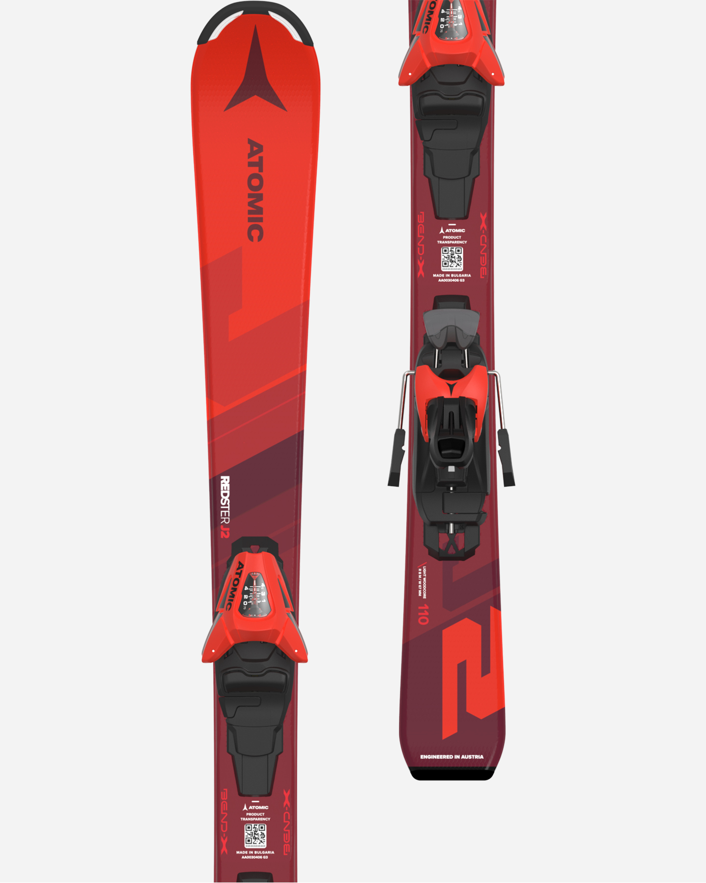 Sci ATOMIC REDSTER JR J2 100-120 + C 5 GW JR  - Rosso - 4 | Cisalfa Sport