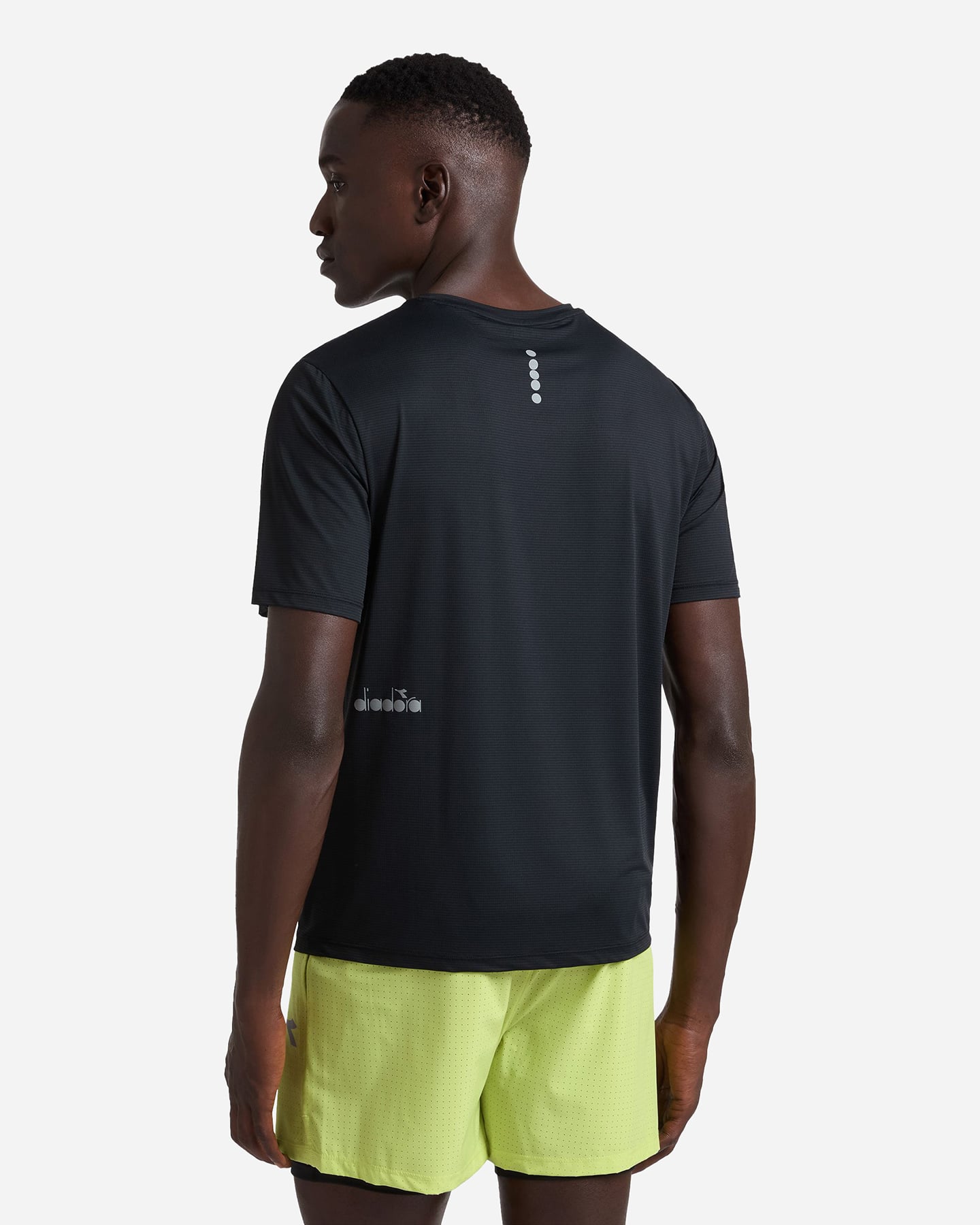T-shirt running DIADORA TECH M - Nero - 2 | Cisalfa Sport