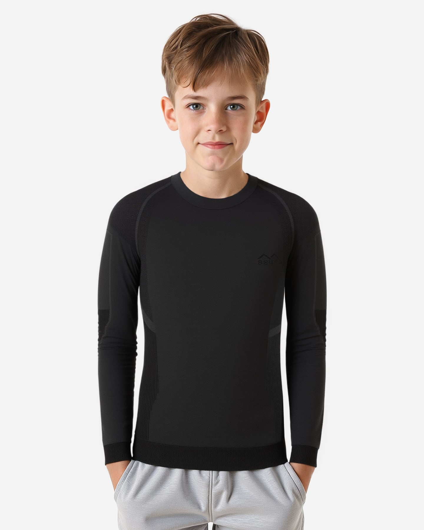 Maglia intimo tecnico 8848 DRYARN JR - Nero - 2 | Cisalfa Sport