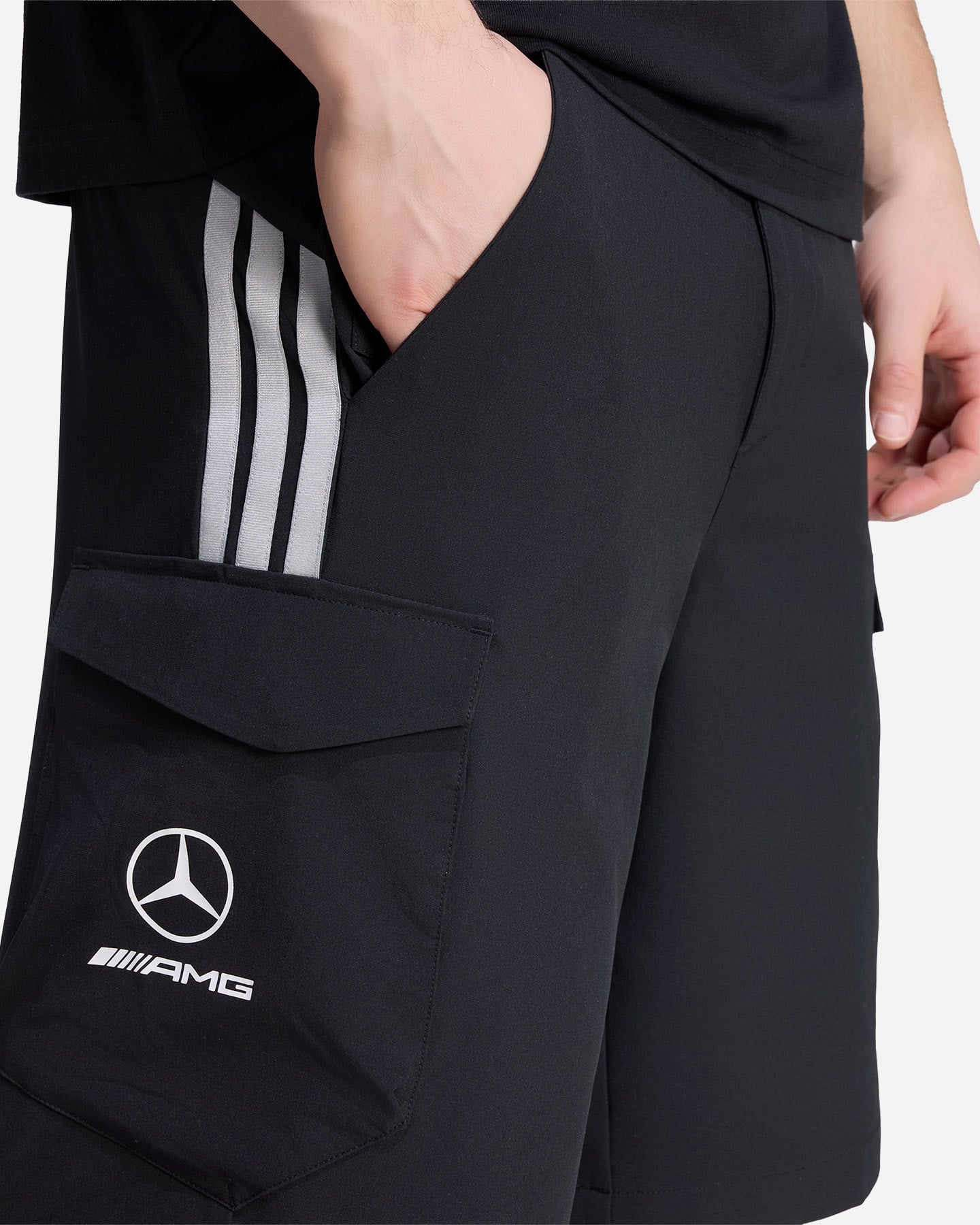 Pantaloncini ADIDAS MERCEDES M - Nero - 4 | Cisalfa Sport
