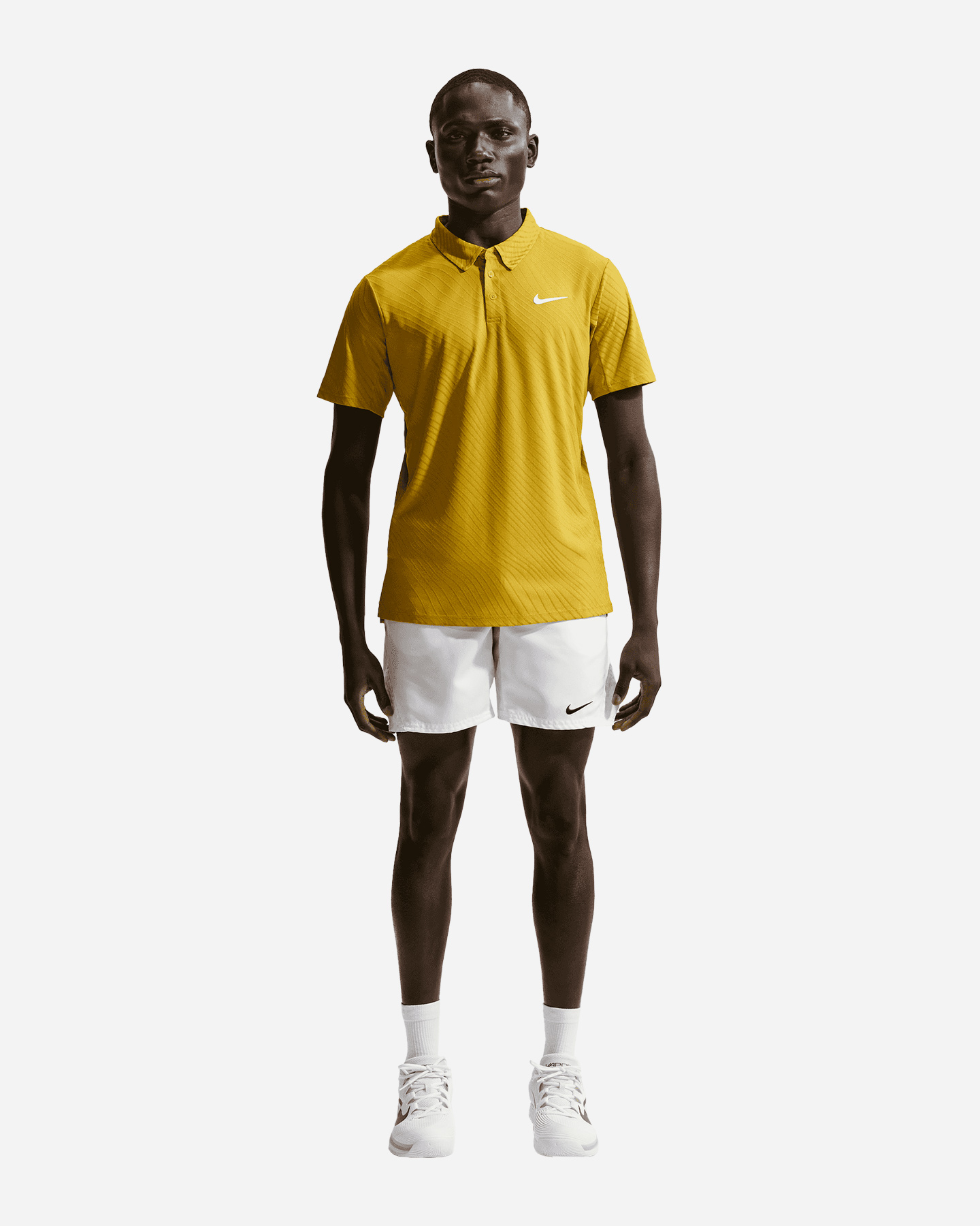 T-shirt tennis NIKE DRI FIT ADVANTAGE SLAM M - Giallo - 1 | Cisalfa Sport