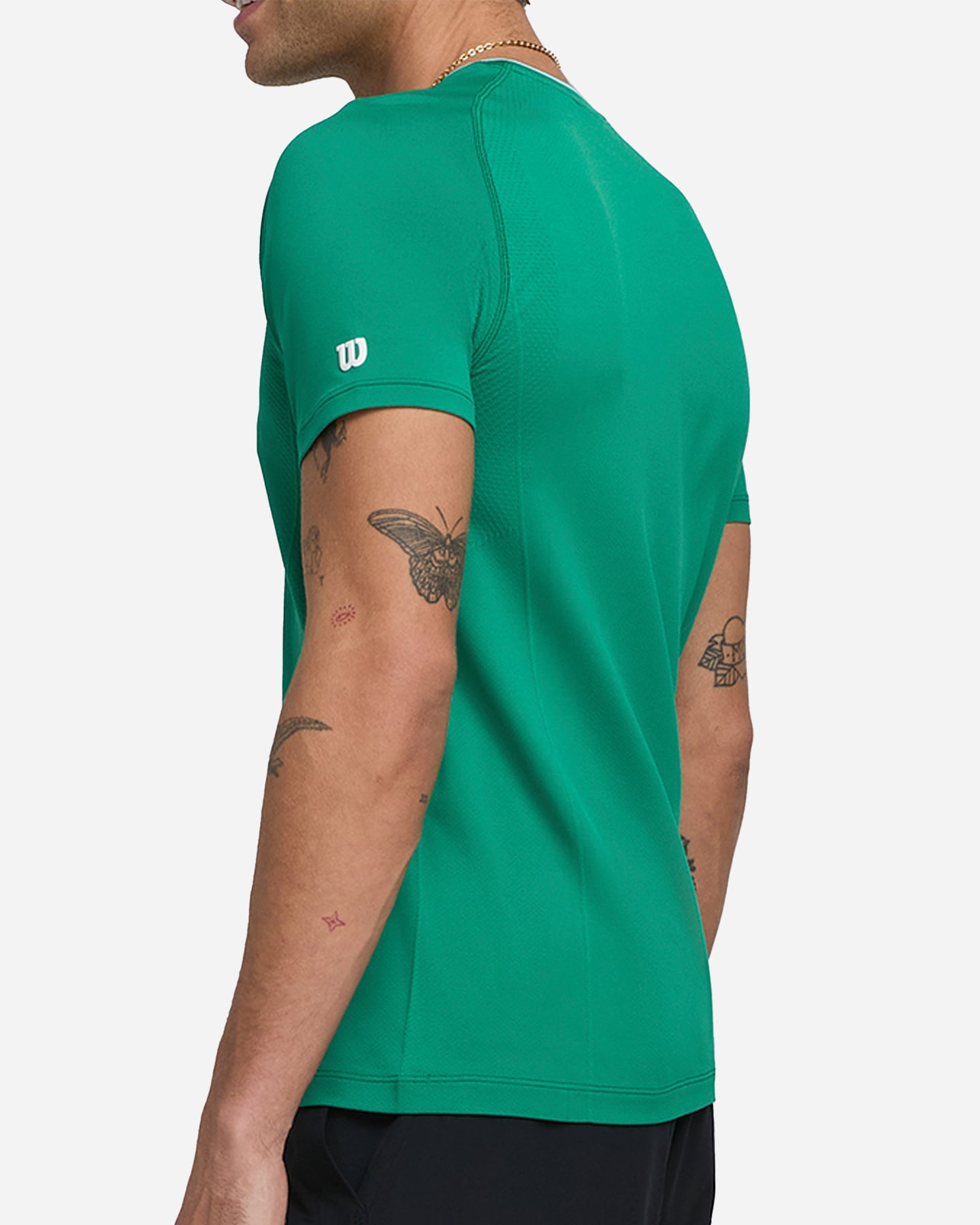 T-shirt tennis WILSON TEAM M - Verde - 2 | Cisalfa Sport