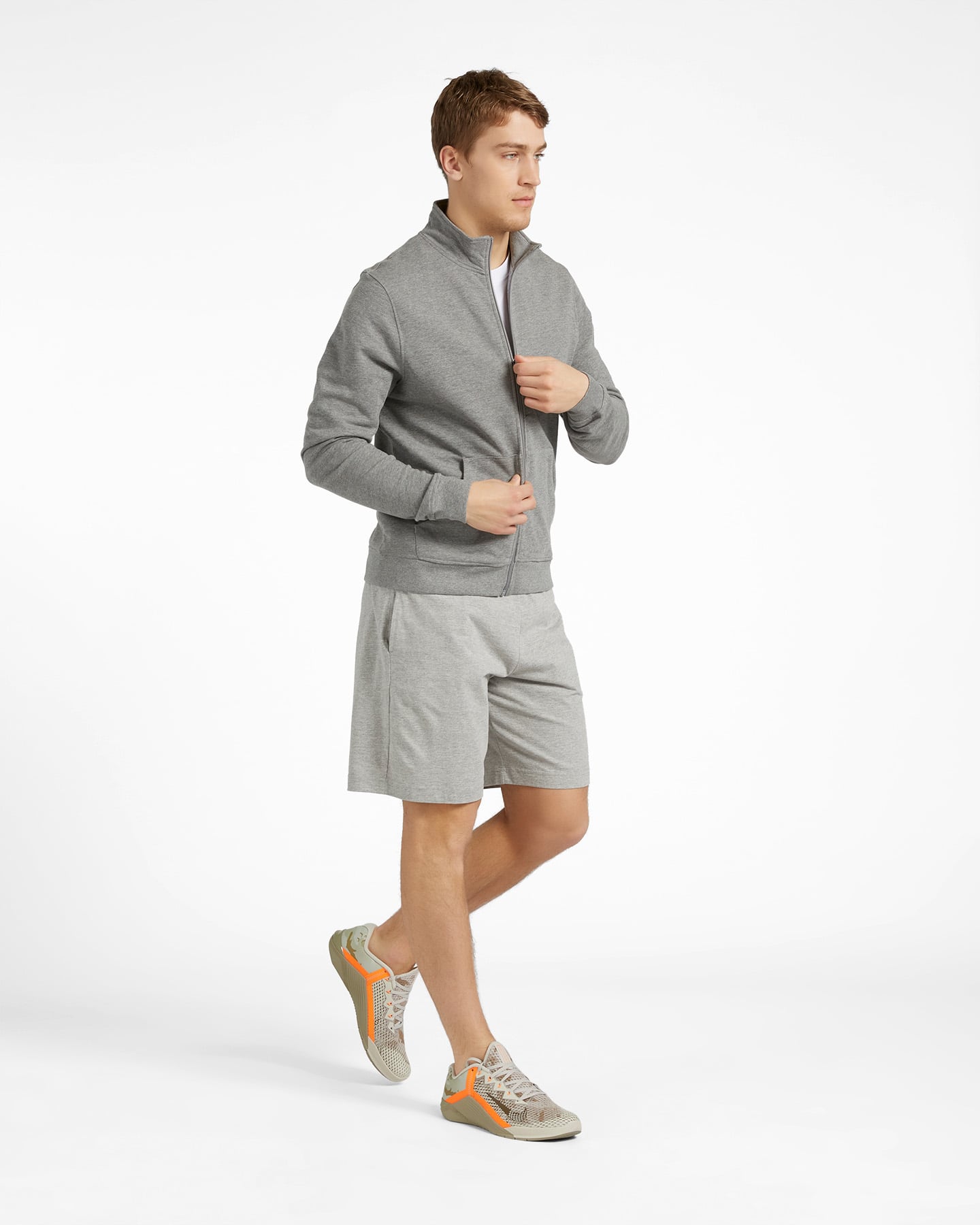 Felpa ABC TRACK FULLZIP M - Grigio - 3 | Cisalfa Sport