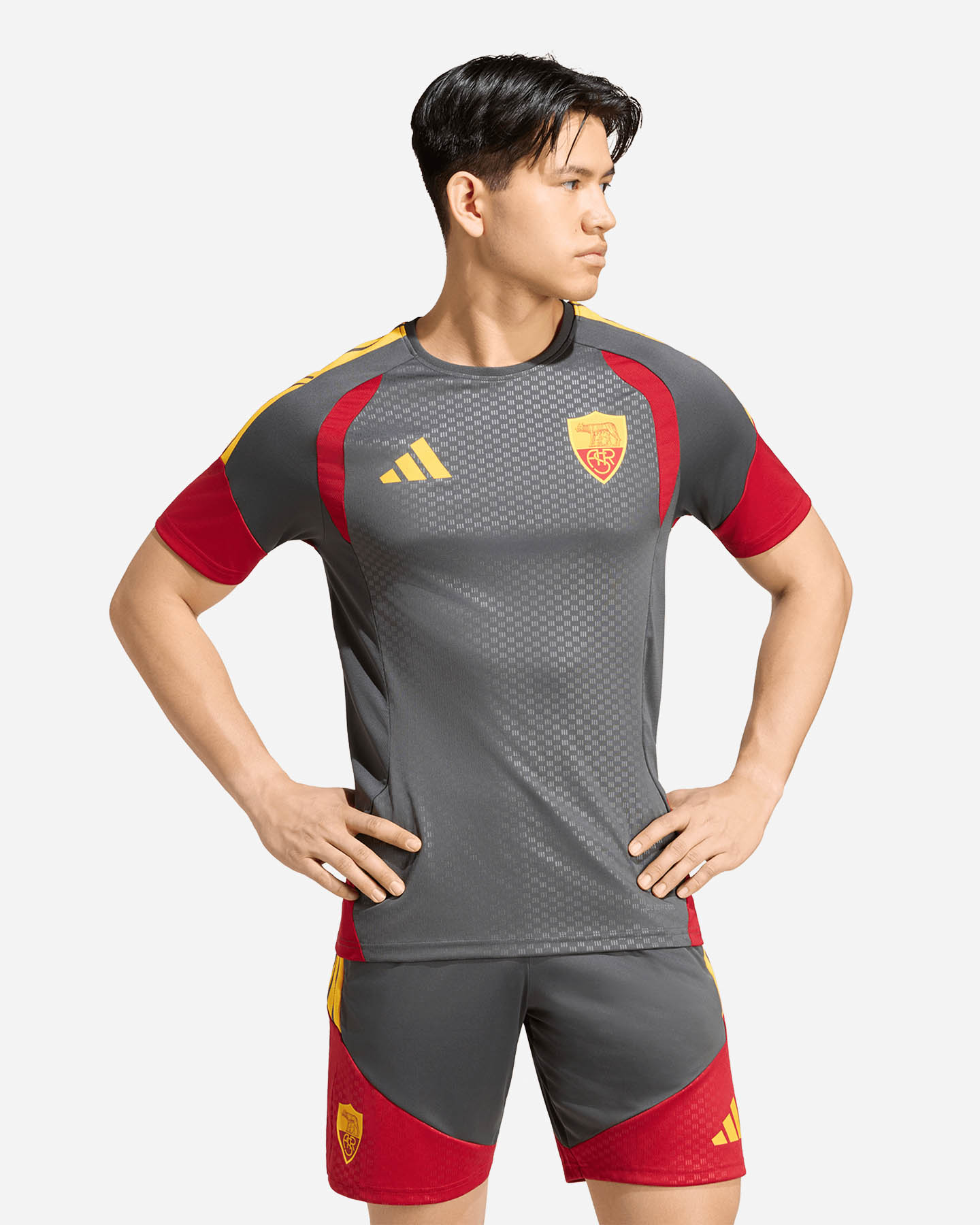 Abbigliamento calcio ufficiale ADIDAS AS ROMA TIRO26 COMPETITION TRAINING 26-27 M - 2 | Cisalfa Sport