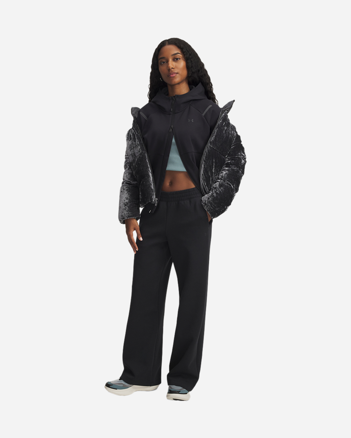 Pantalone UNDER ARMOUR UNSTOPPABLE W - Nero - 2 | Cisalfa Sport