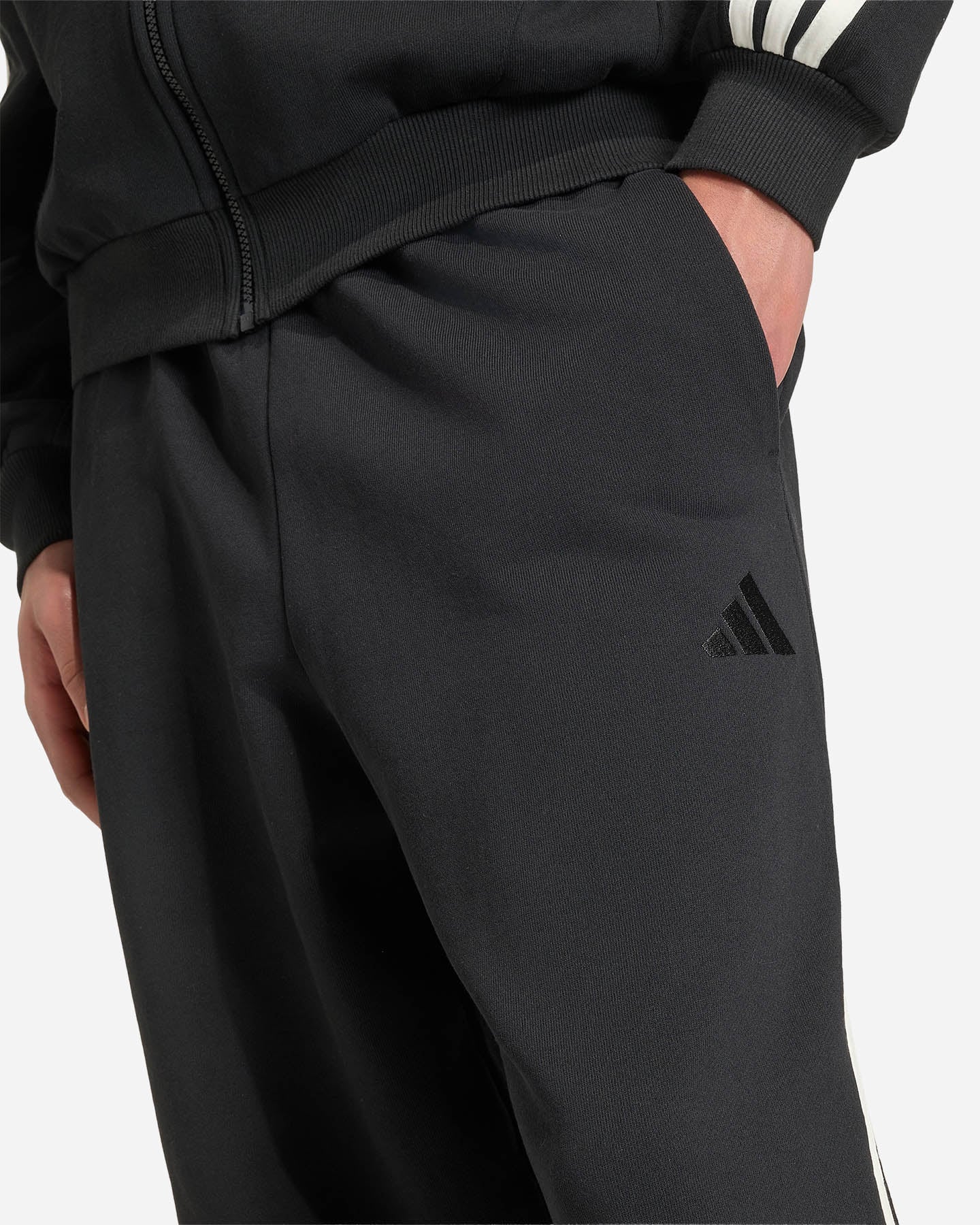 Pantalone ADIDAS KIT 3STRIPES M - Nero - 4 | Cisalfa Sport