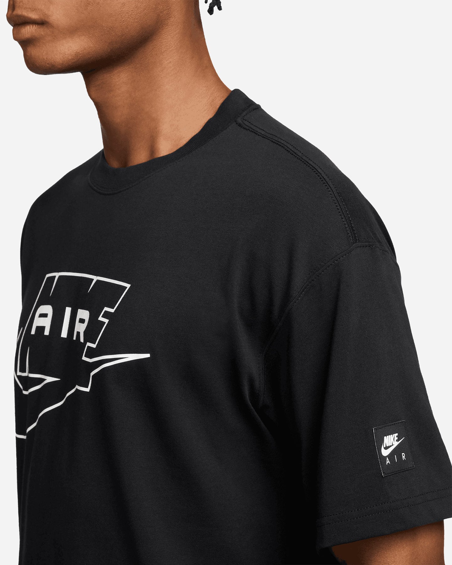 T-shirt NIKE AIR BIG LOGO M - Nero - 2 | Cisalfa Sport