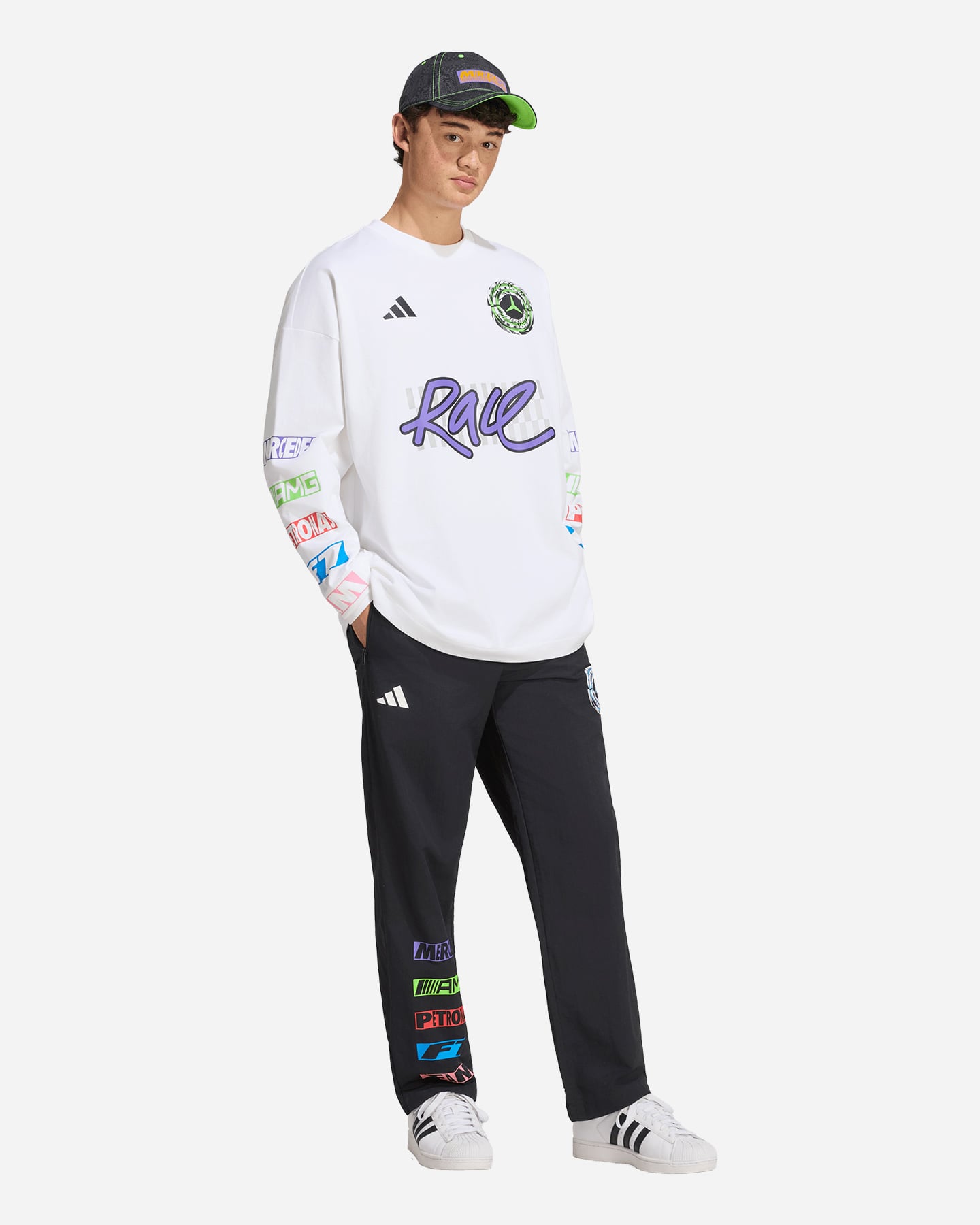 T-shirt ADIDAS MERCEDES M - Bianco - 2 | Cisalfa Sport