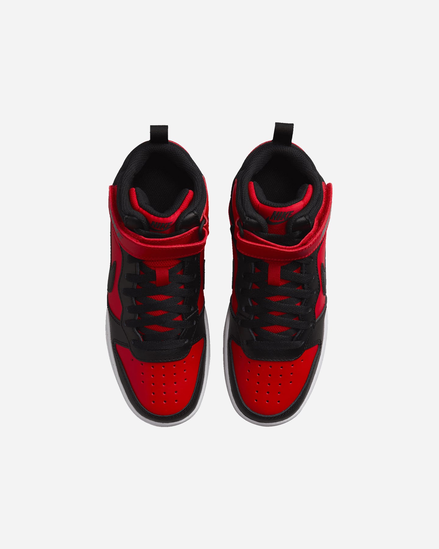 Scarpe sneakers NIKE COURT BOROUGH MID 2 GS JR - Rosso - 2 | Cisalfa Sport