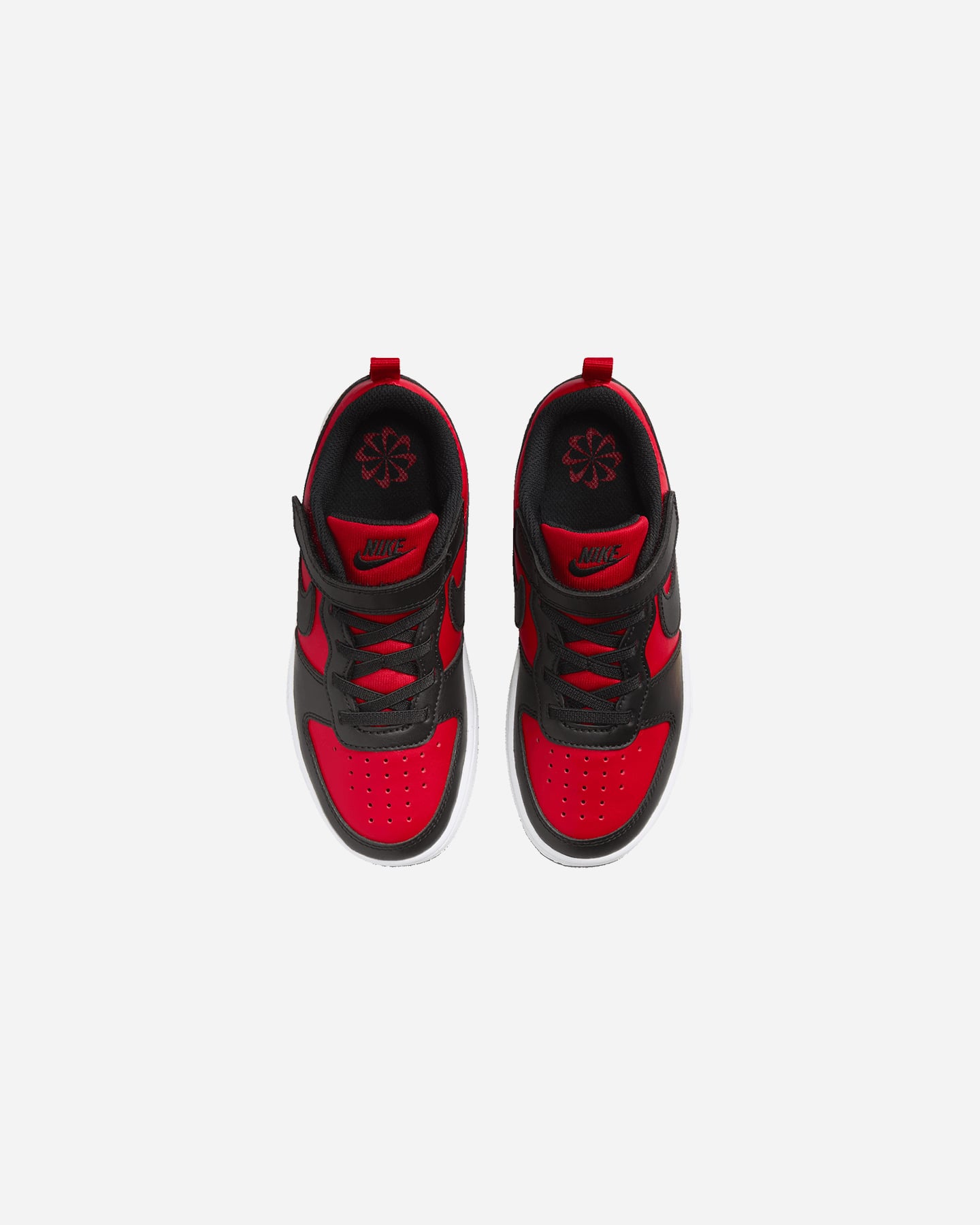 Scarpe sneakers NIKE COURT BOROUGH LOW RECRAFT PS JR - Rosso - 3 | Cisalfa Sport