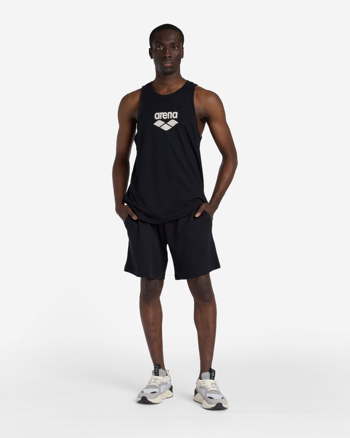 Canotta ARENA ATHLETIC ESSENTIAL M - Nero - 4 | Cisalfa Sport