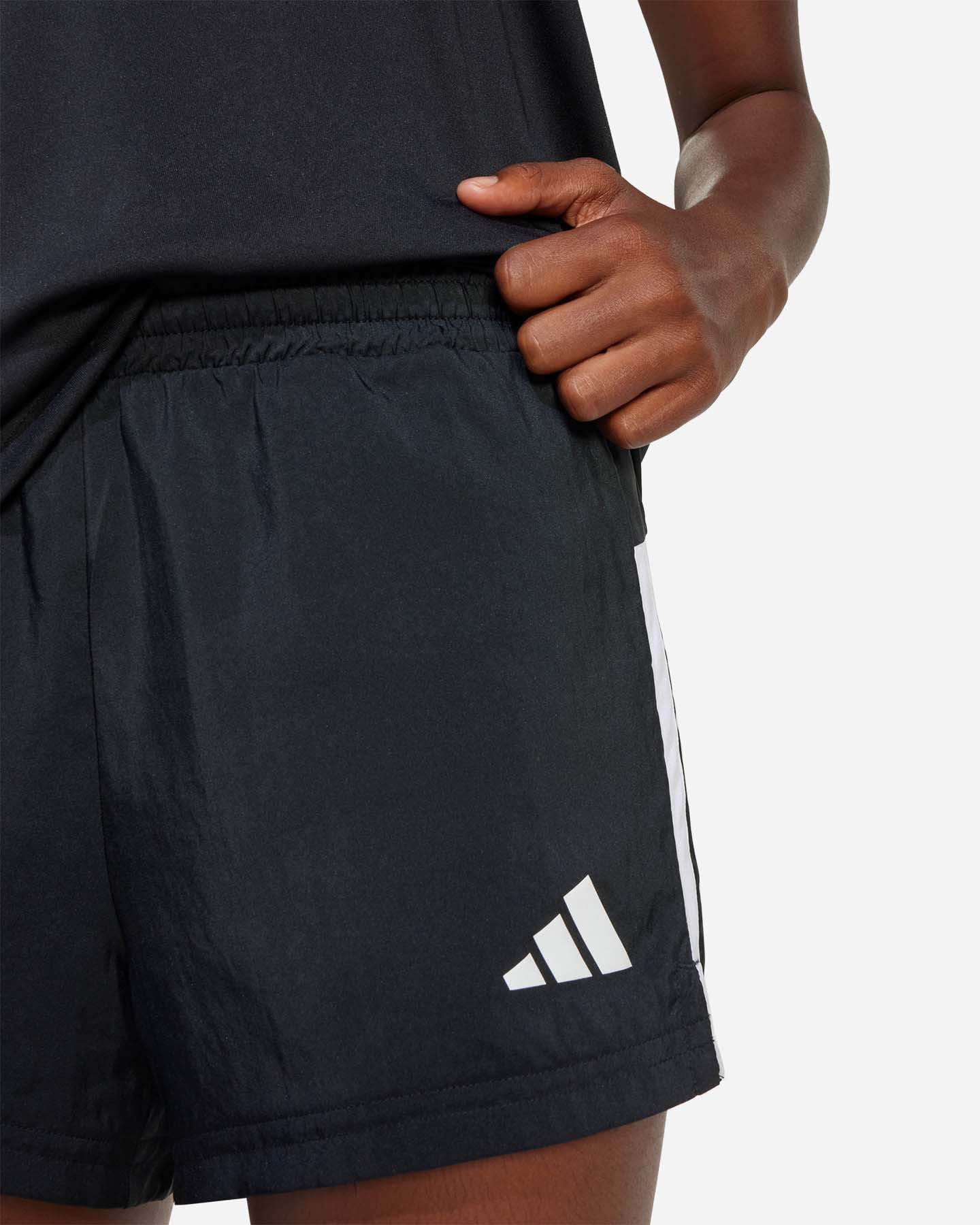 Pantaloncini ADIDAS ULTRALIGHT 3STRIPES JR - Nero - 4 | Cisalfa Sport