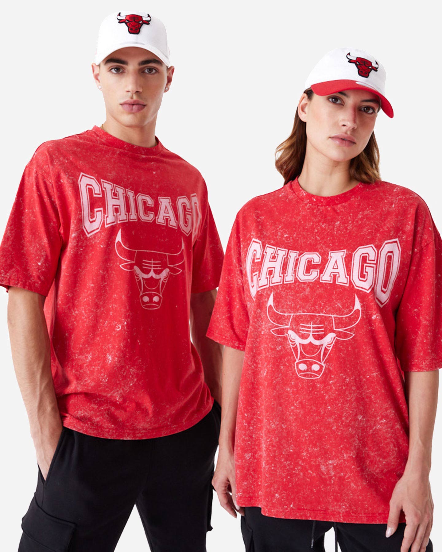 T-shirt NEW ERA WASHED CHICAGO BULLS M - Rosso - 2 | Cisalfa Sport