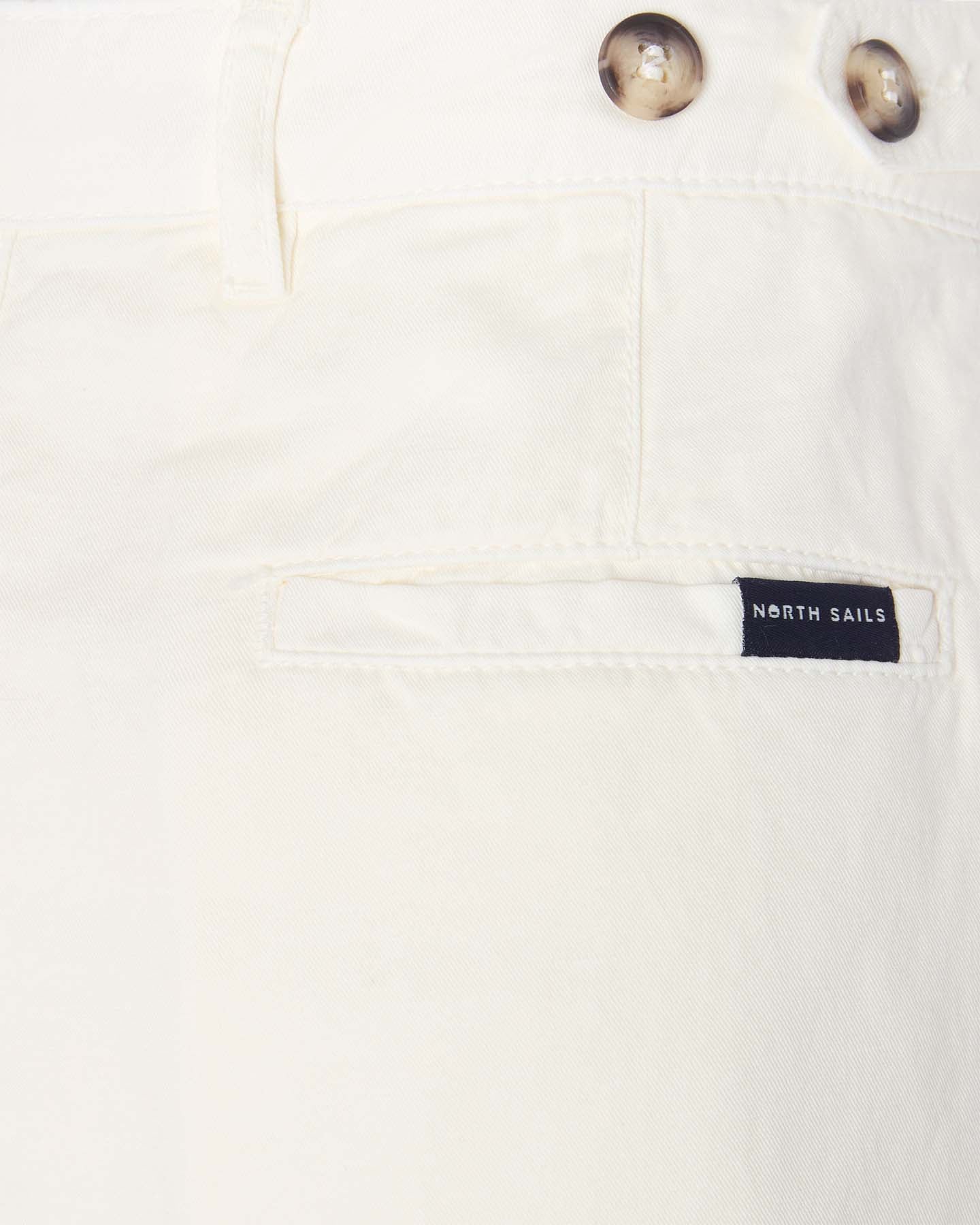 Pantalone NORTH SAILS GARMENT DYED W - Bianco - 2 | Cisalfa Sport