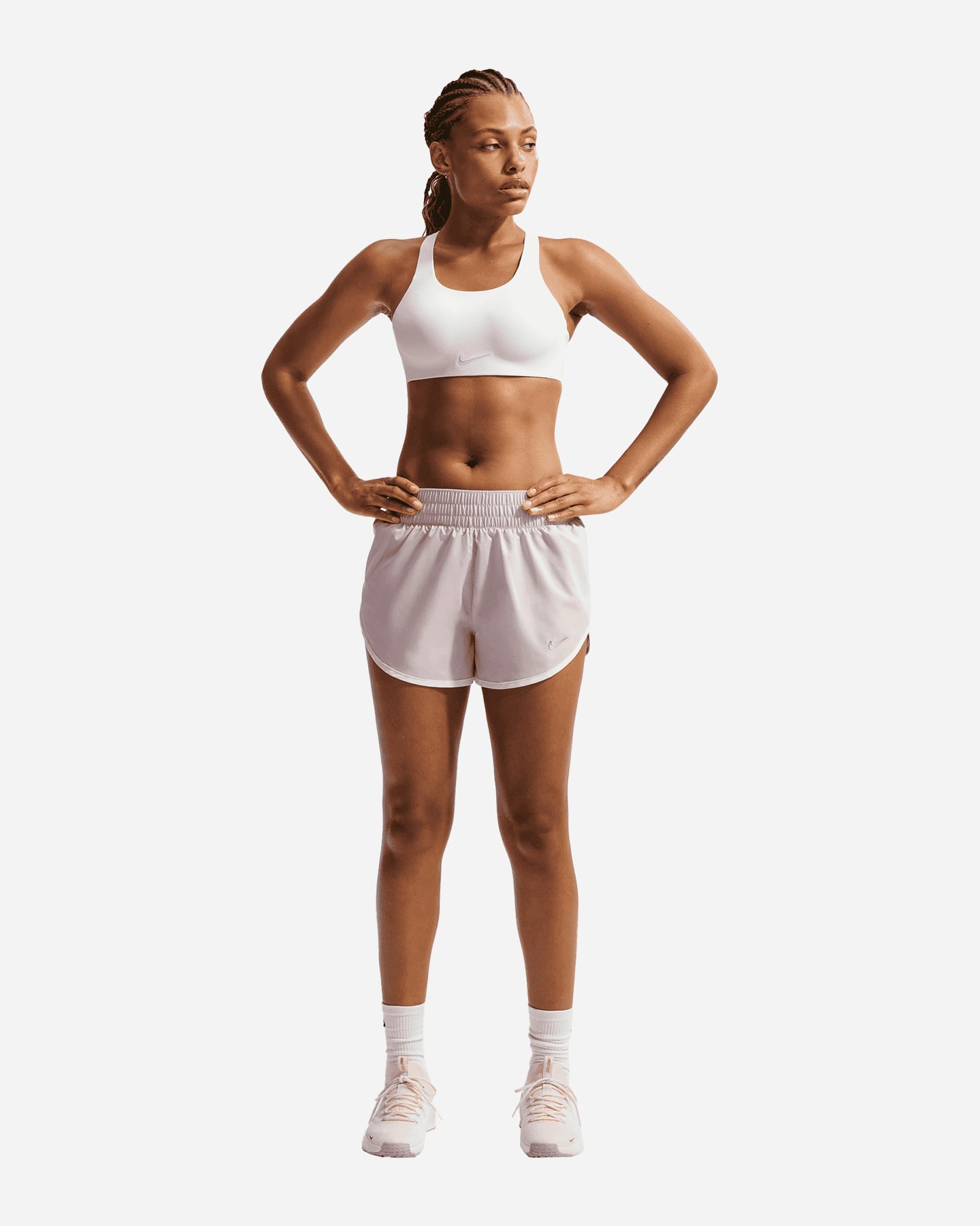 Short training NIKE NK ONE SWOOSH W - Rosa - 1 | Cisalfa Sport