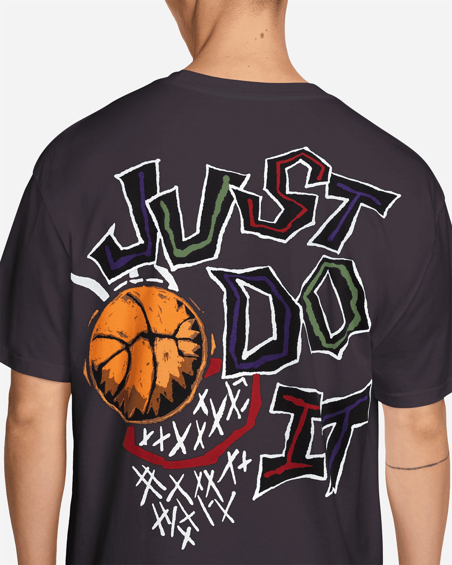 T-shirt NIKE BASKET GRAPHIC BACK JDI M - Nero - 2 | Cisalfa Sport