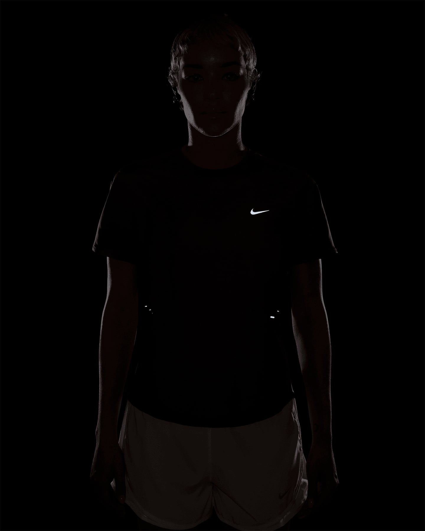T-shirt running NIKE SWIFT W - Marrone - 3 | Cisalfa Sport