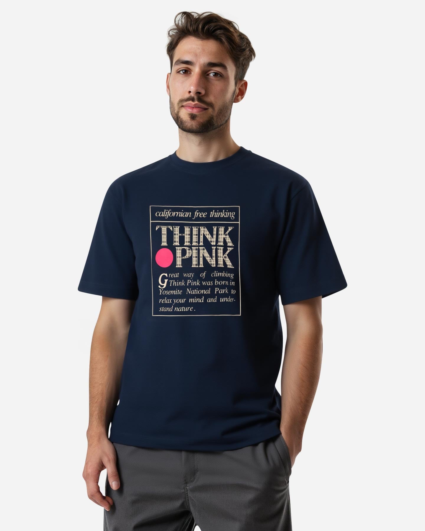 T-shirt THINK PINK GOPCORE M - Blu - 3 | Cisalfa Sport