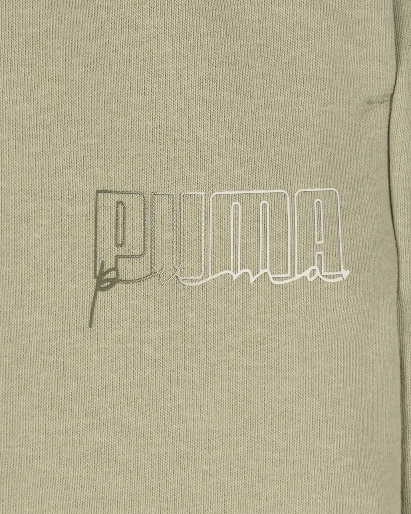 Pantalone PUMA WIDE JR - Verde - 2 | Cisalfa Sport