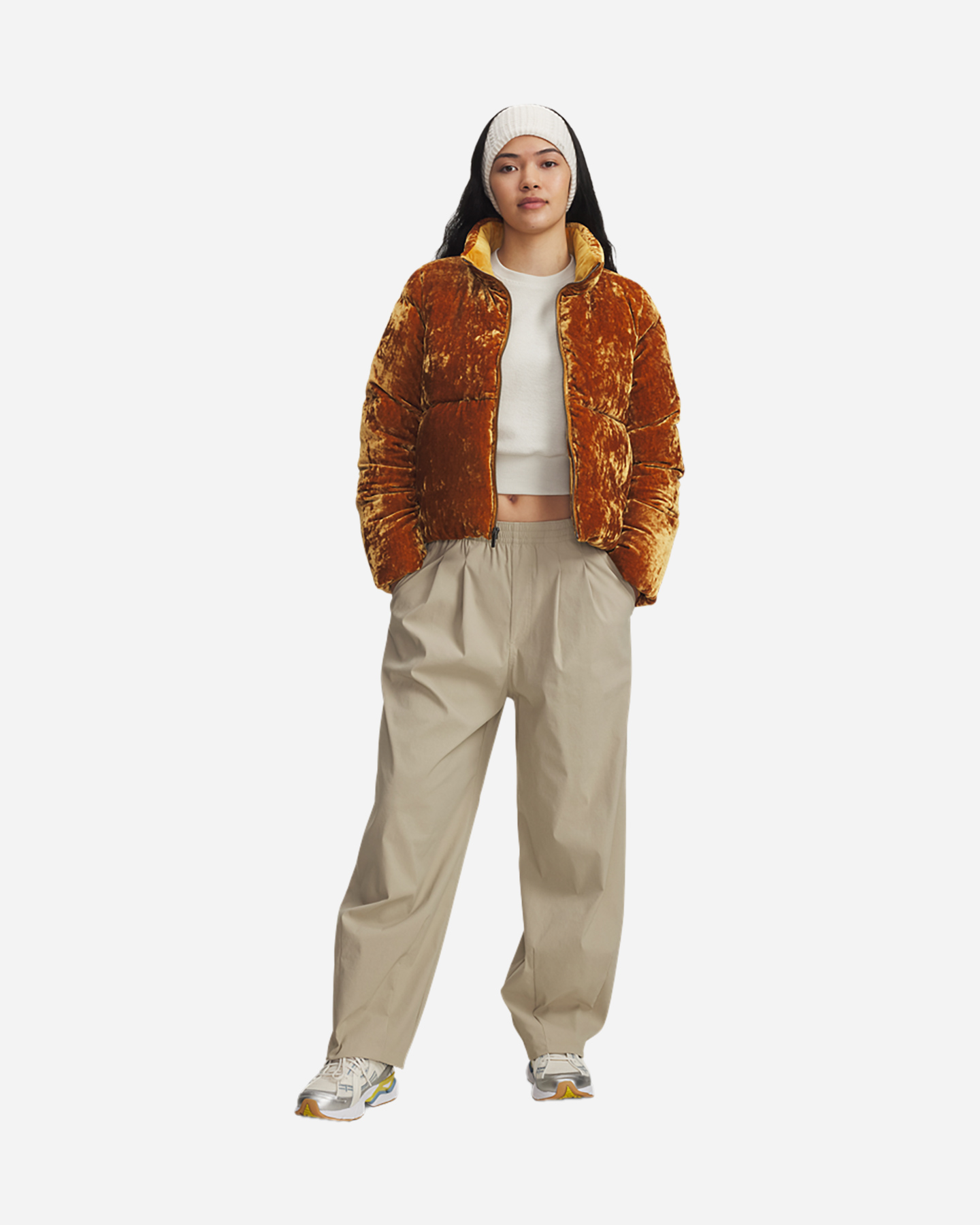 Pantalone UNDER ARMOUR UNSTOPPABLE W - Beige - 2 | Cisalfa Sport