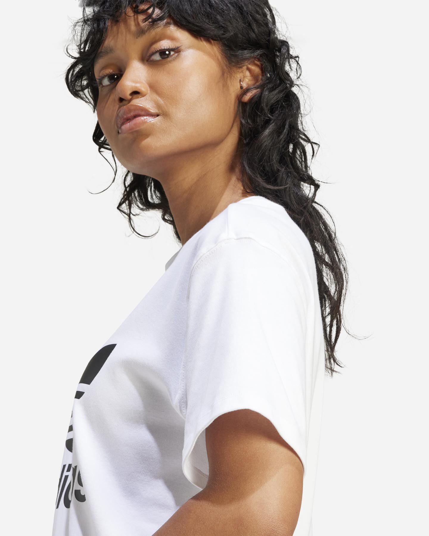 T-shirt ADIDAS ORIGINAL TREFOIL W - Bianco - 5 | Cisalfa Sport