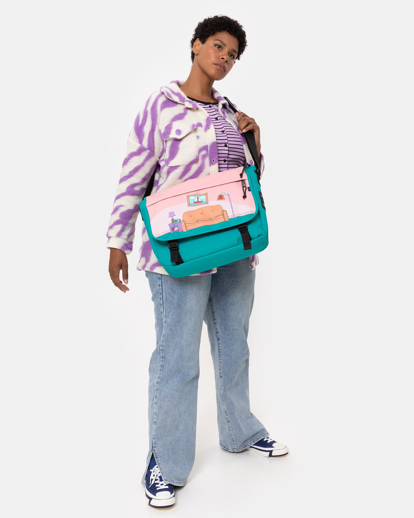 Tracolla EASTPAK DELEGATE+ THE SIMPSONS SOFA  - Color mix - 3 | Cisalfa Sport