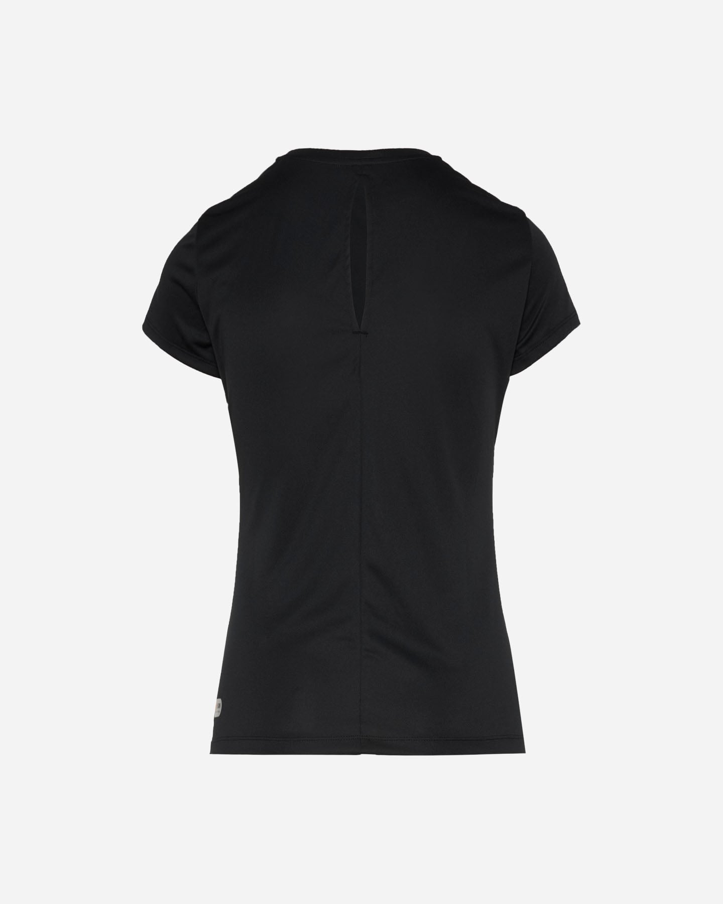 T-shirt tennis ABC ESSENTIAL W - Nero - 1 | Cisalfa Sport