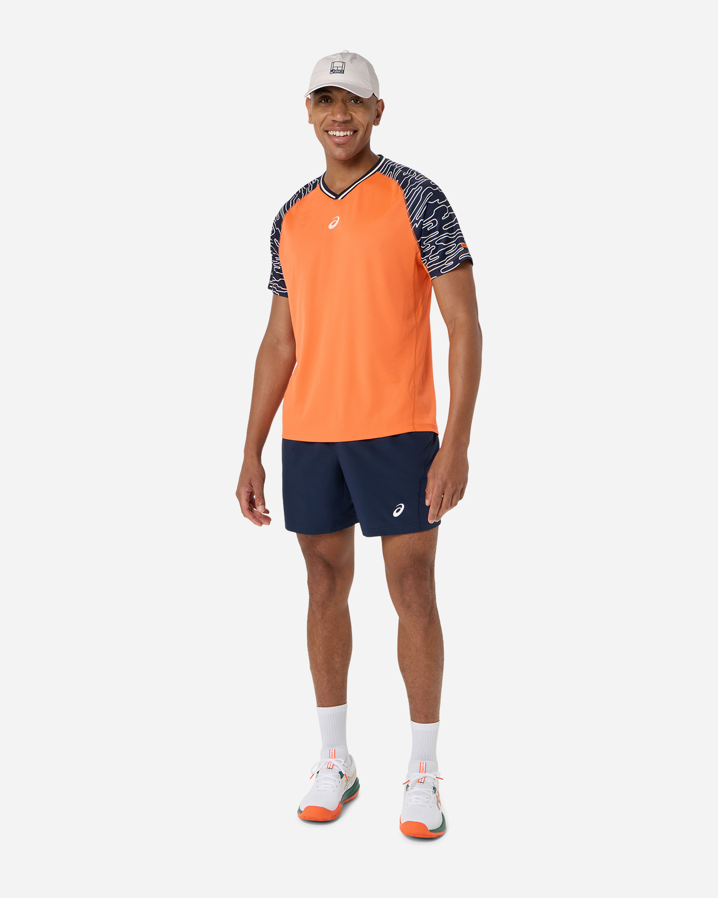 T-shirt tennis ASICS PADEL COURT M - Arancione - 3 | Cisalfa Sport