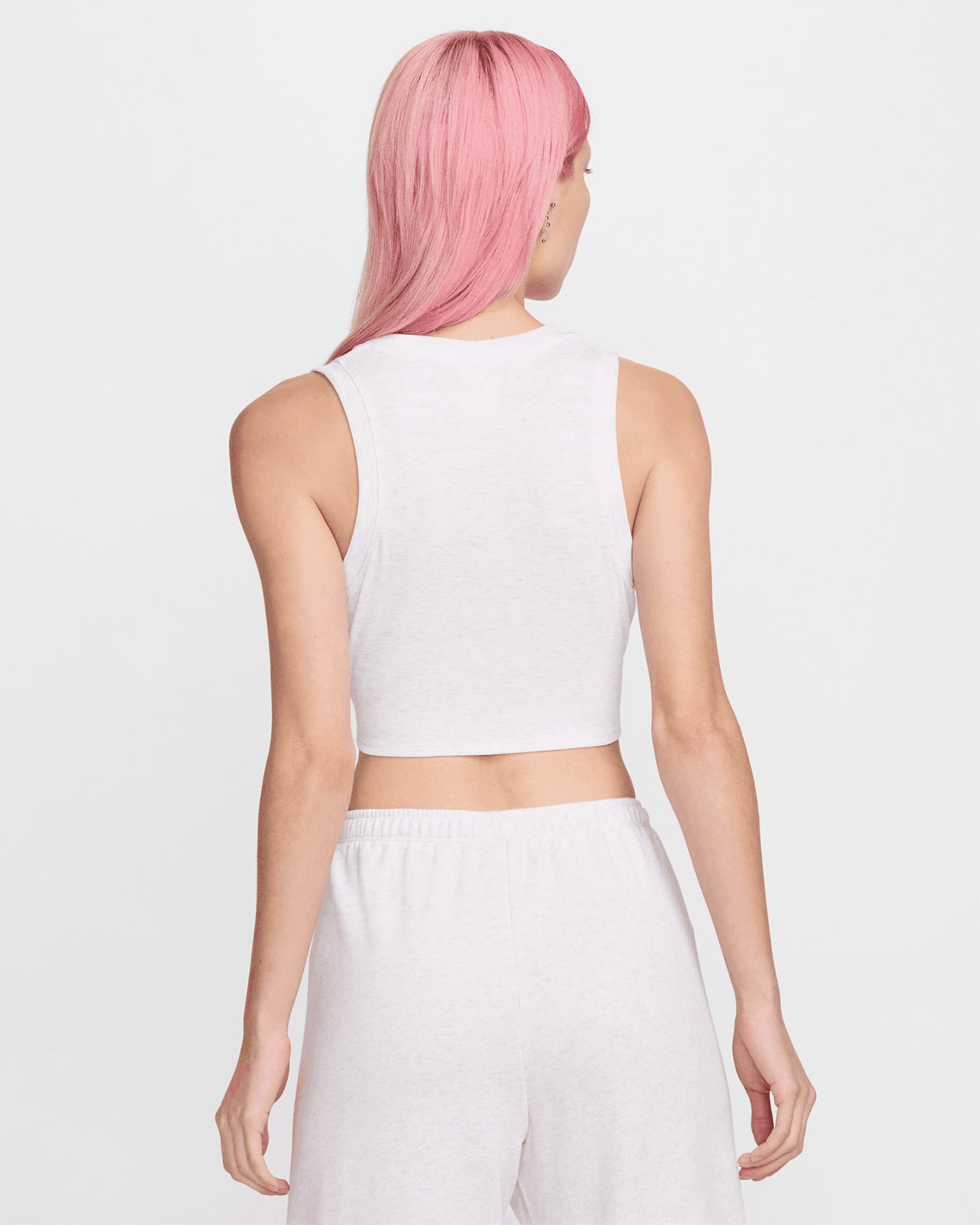 Canotta NIKE COST CROP SMALL LOGO ESSENTIALS W - Grigio - 1 | Cisalfa Sport