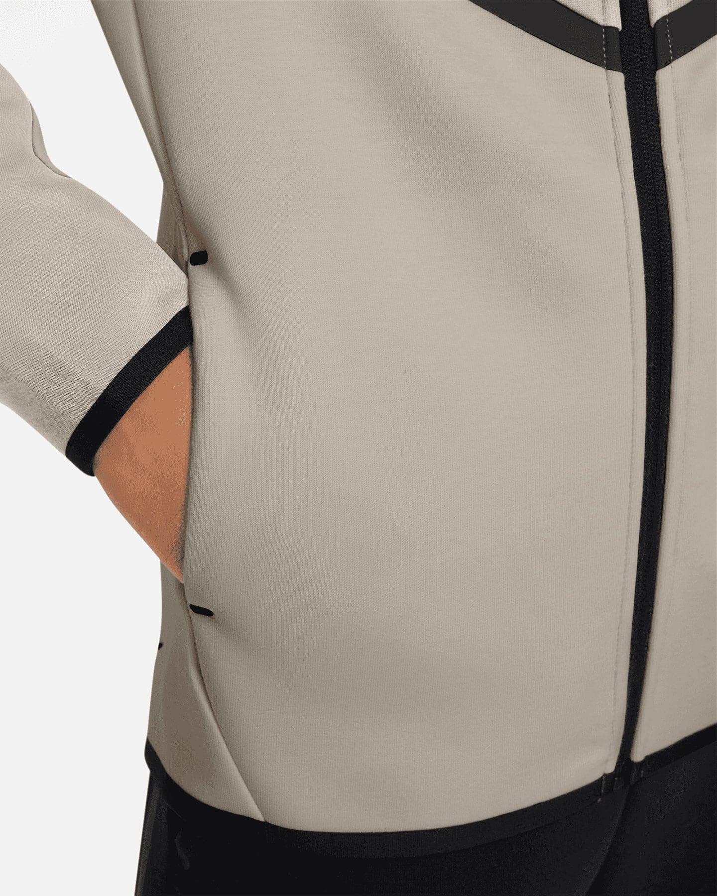 Felpa NIKE TECH FLEECE 2 JR - Beige - 2 | Cisalfa Sport