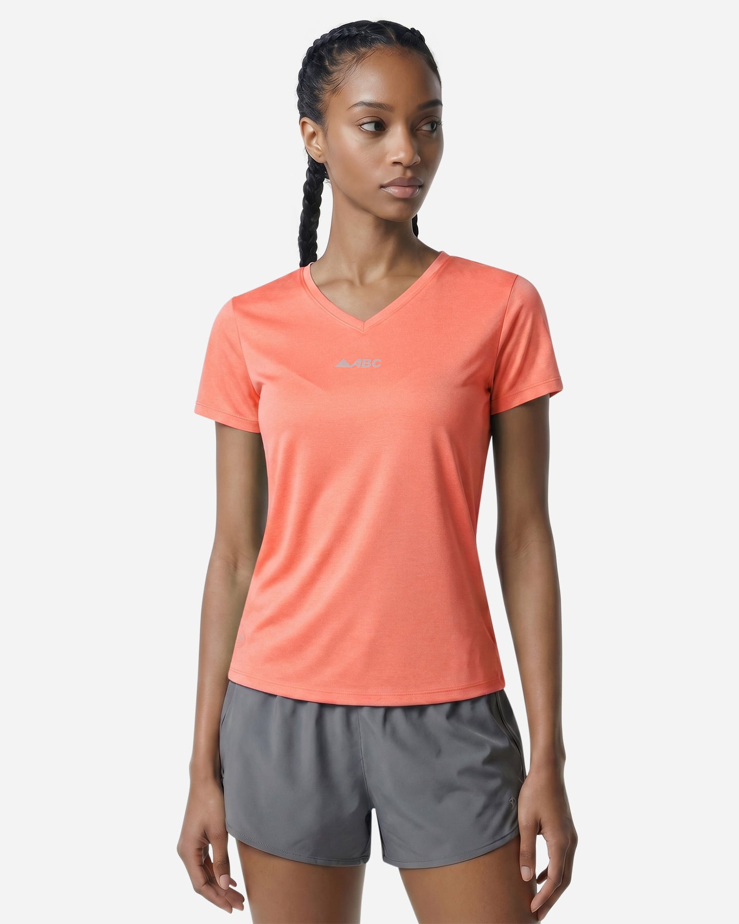 T-shirt running ABC ESSENTIAL W - Rosa - 2 | Cisalfa Sport
